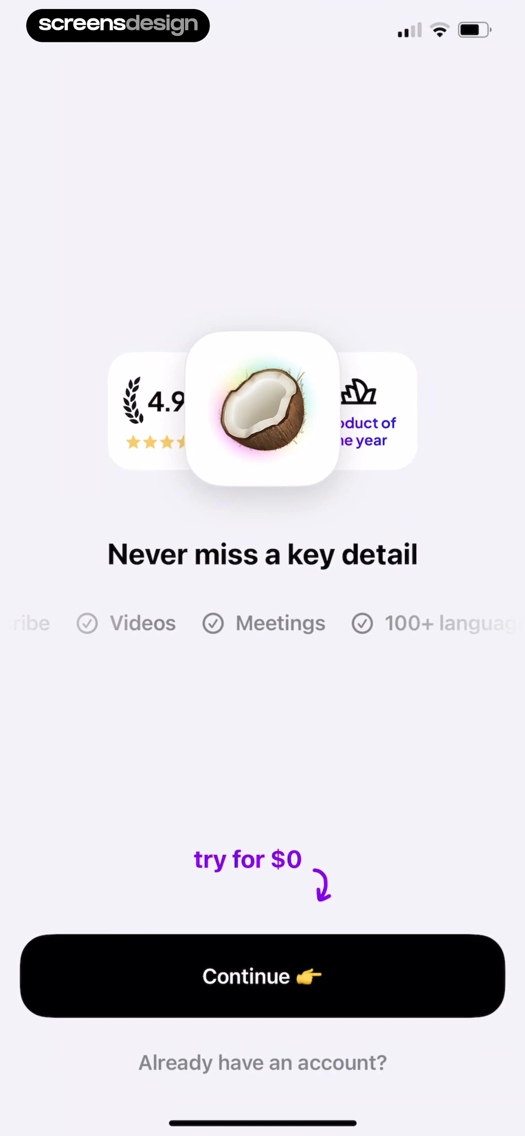 Coconote - AI Note Taker screen 3