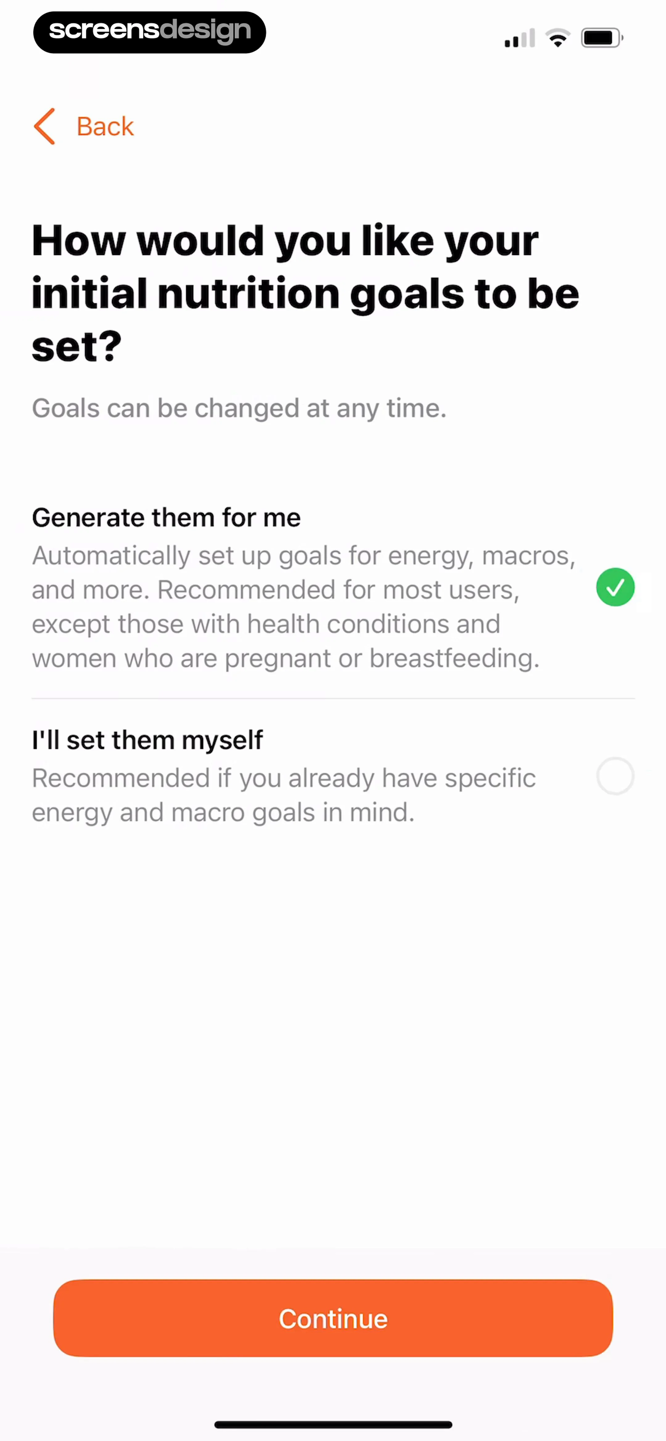 Nutrition Tracker: Foodnoms screen 8