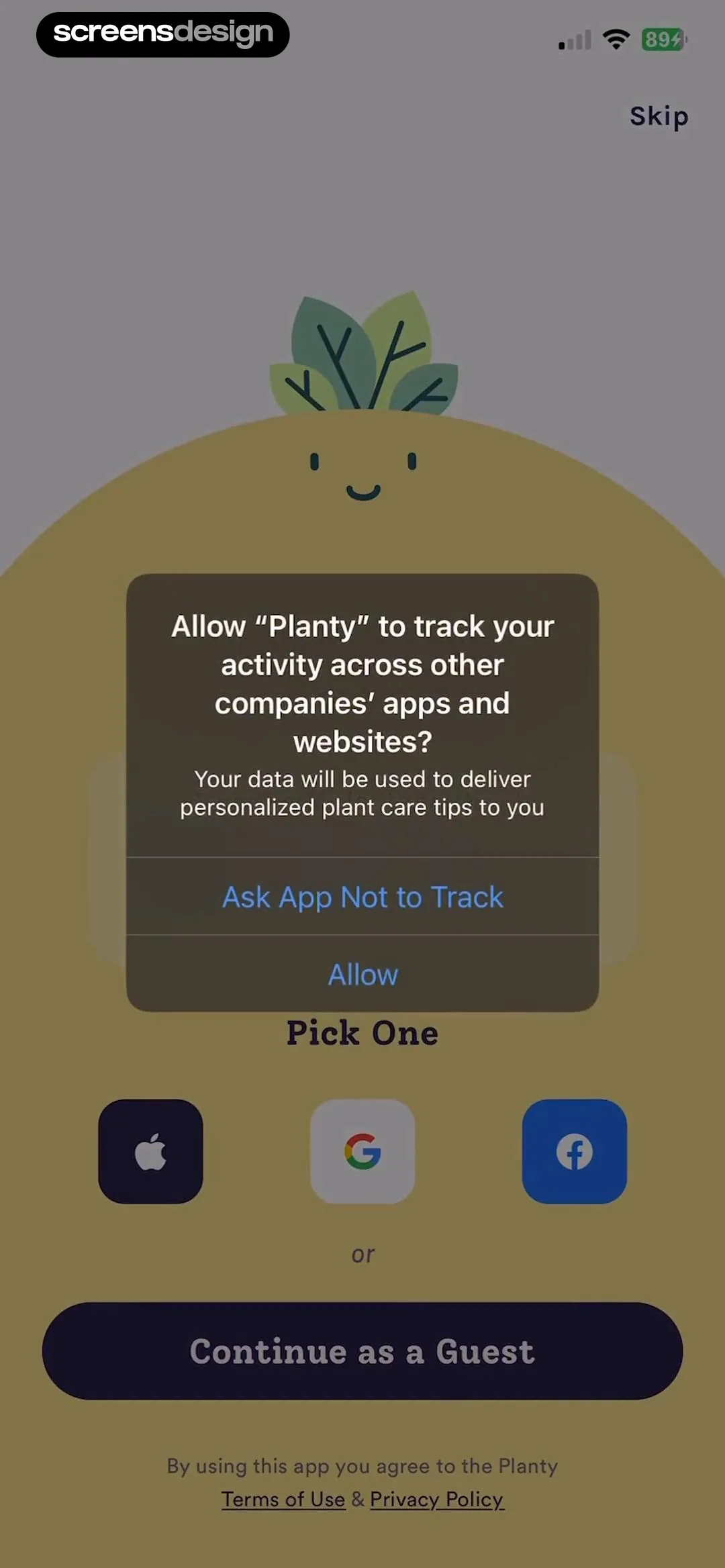 Plant Identifier, Care: Planty screen 2