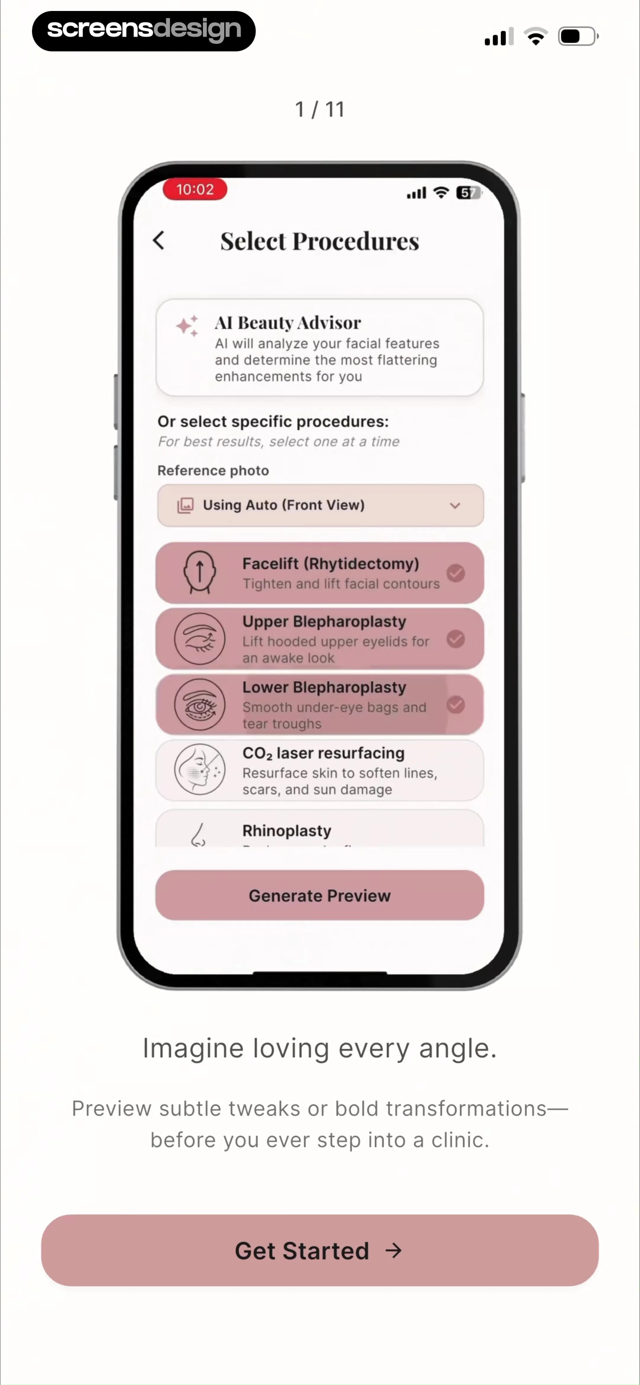Refina: AI Plastic Surgery screen 3