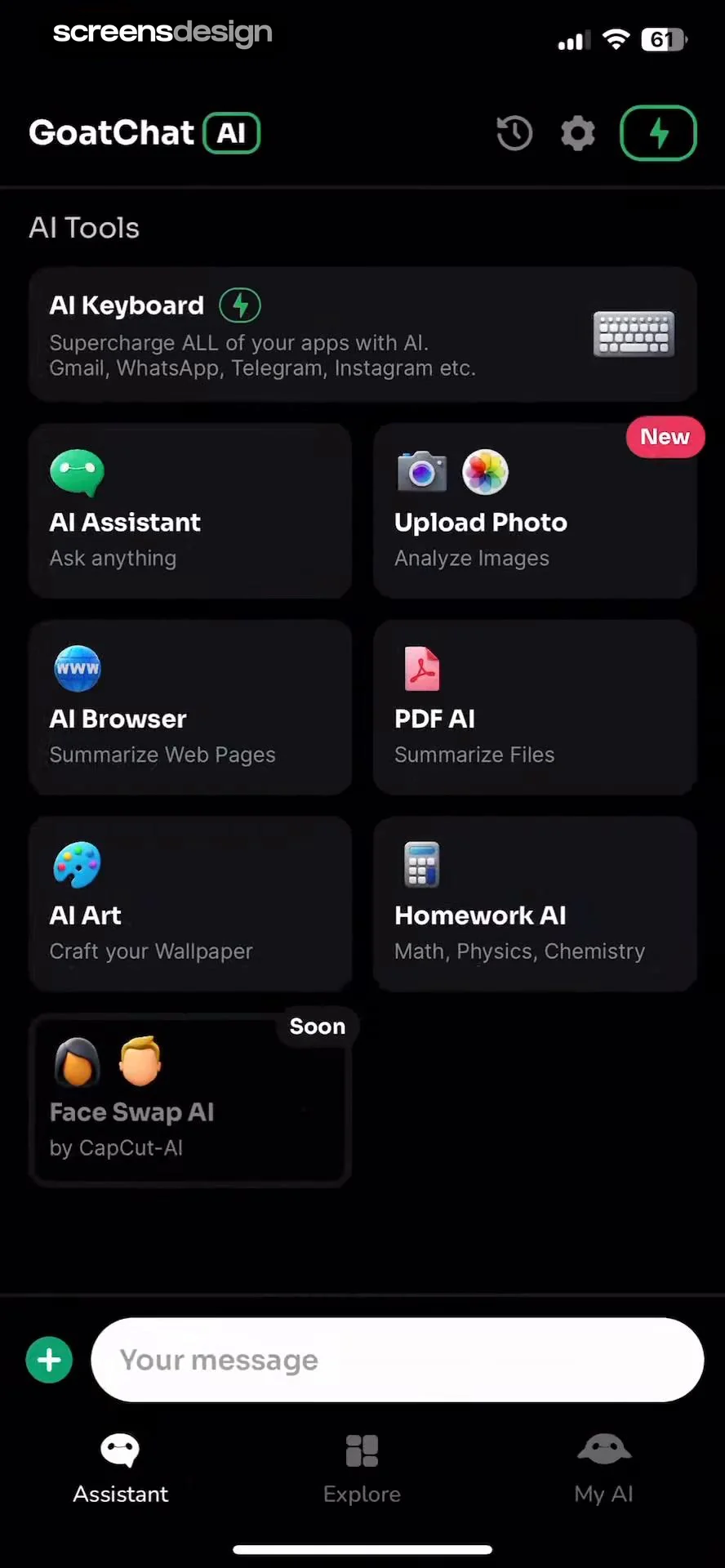 GoatChat: AI Chat & Chatbot screen 5