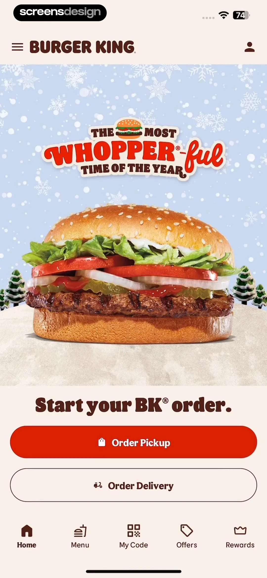 BURGER KING® App screen 7
