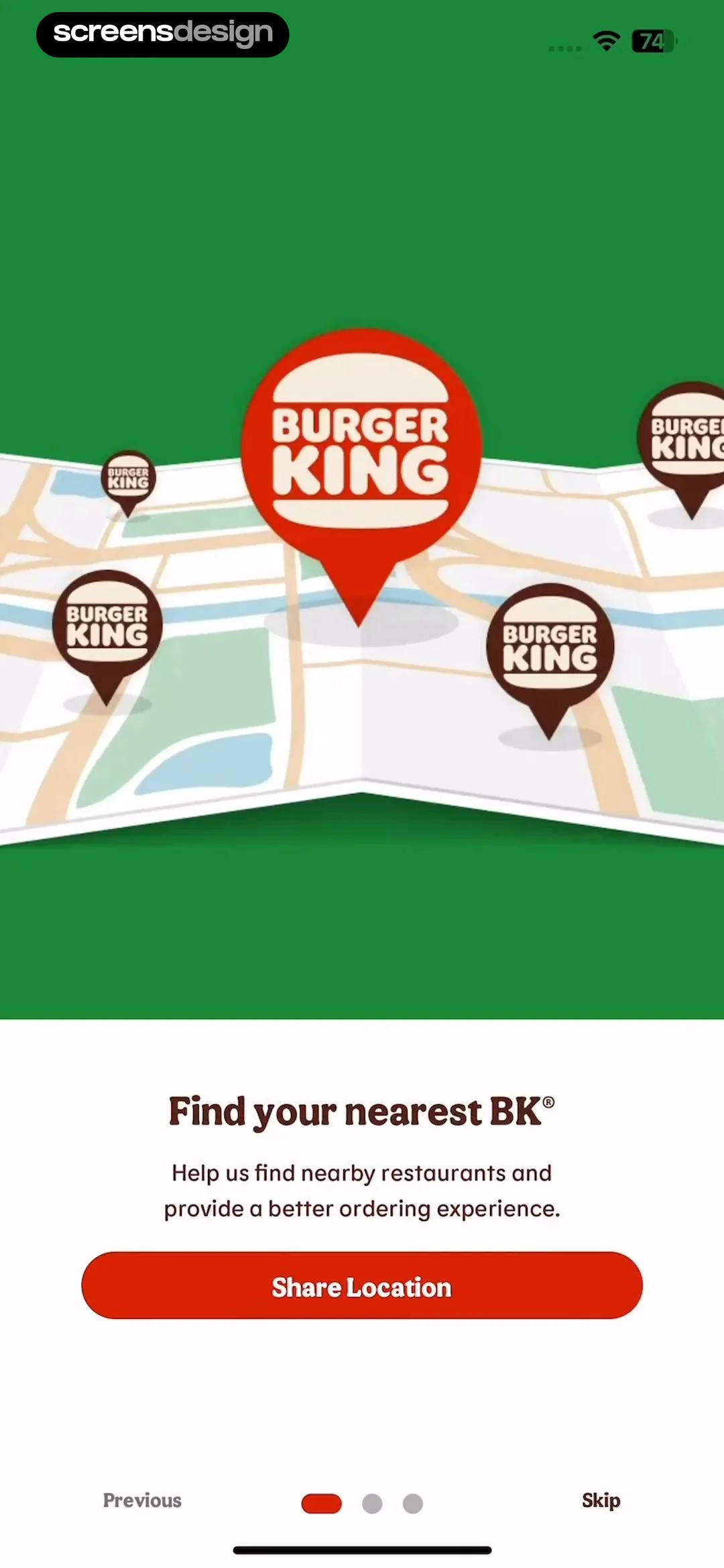 BURGER KING® App screen 2