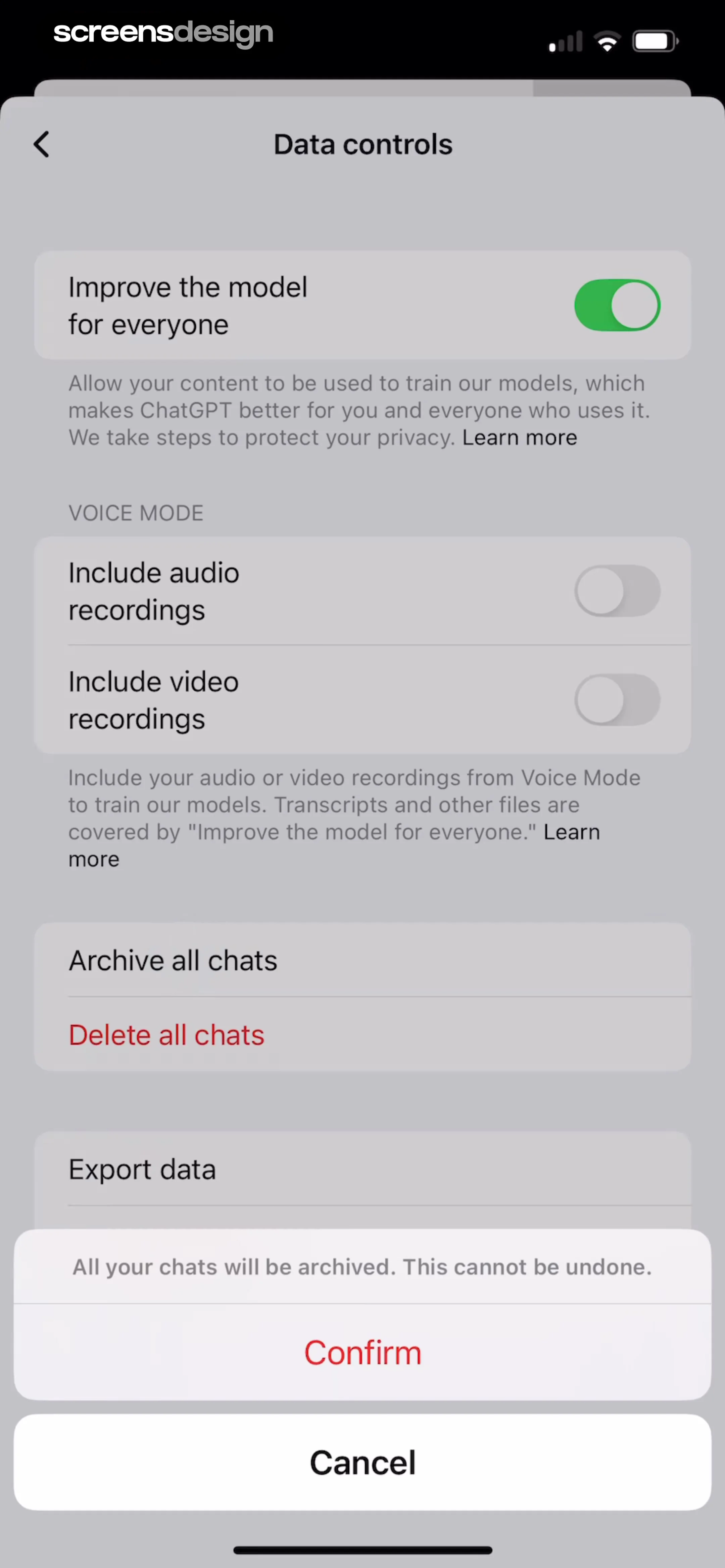 ChatGPT screen 90
