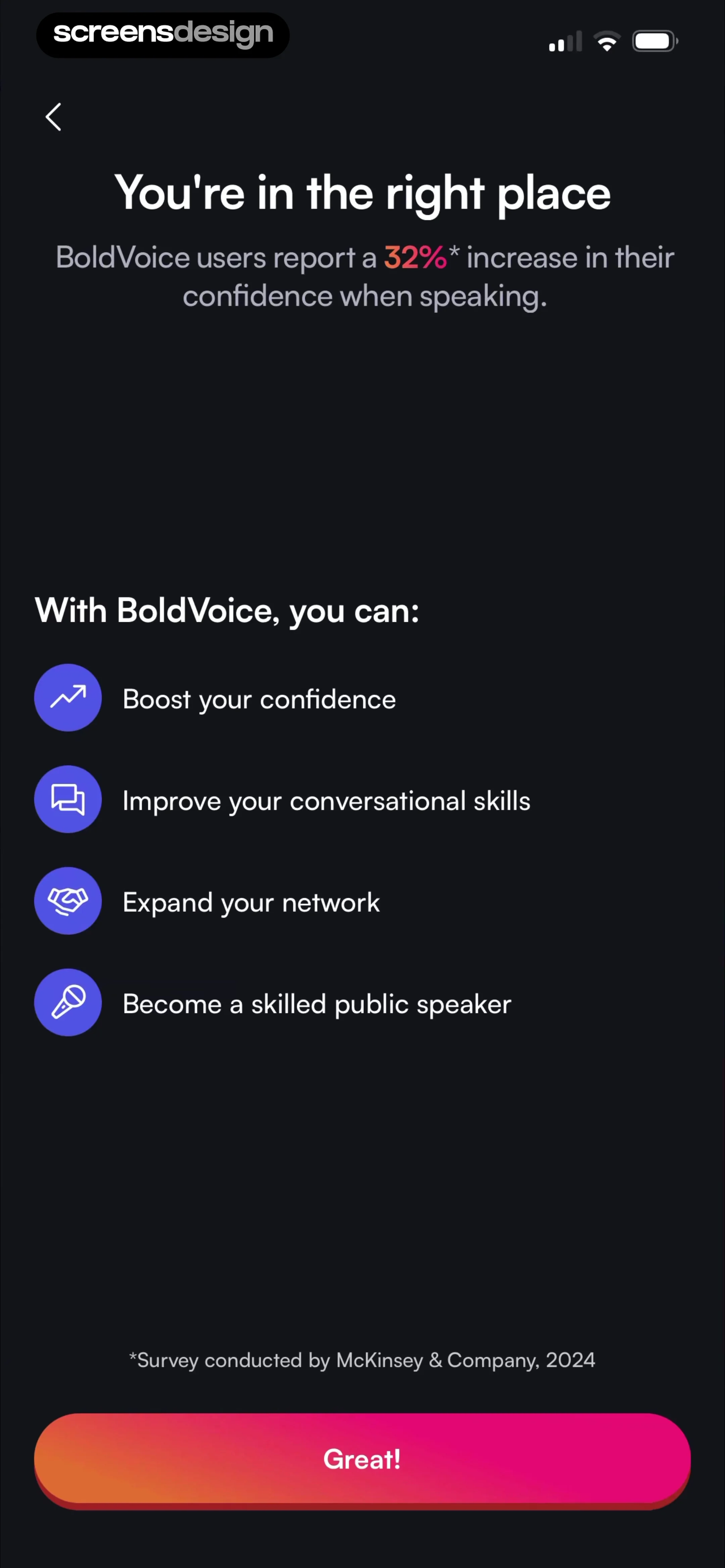 BoldVoice: Accent Training screen 7