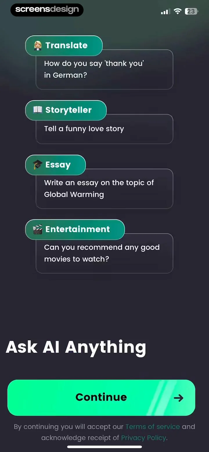 AI Chat -Ask Chatbot Assistant screen 3