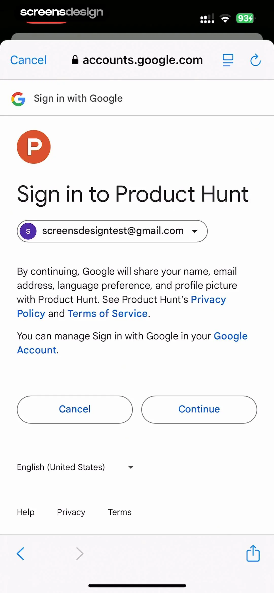 Product Hunt screen 7