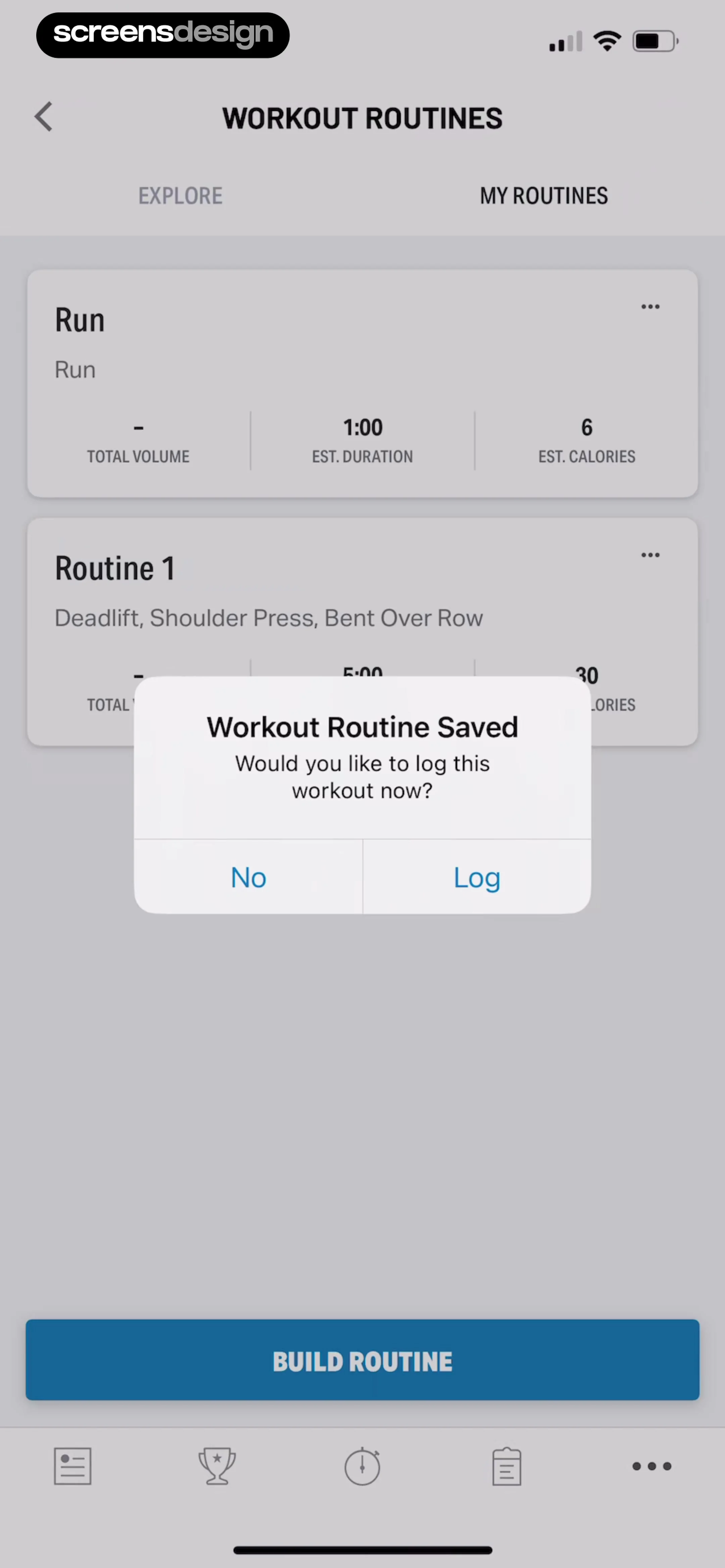 Map My Run GPS Running Tracker screen 130