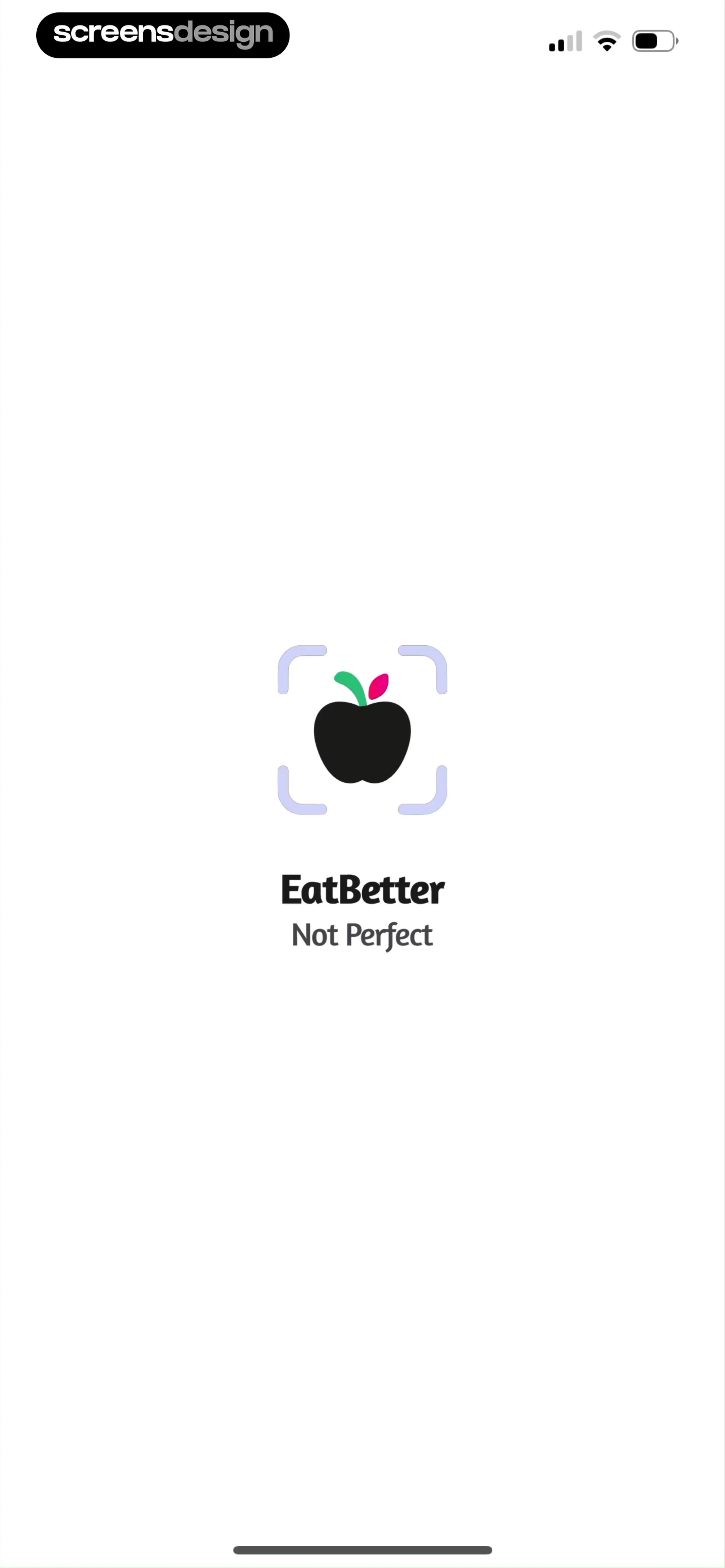 EatBetter: AI Food Journal screen 1