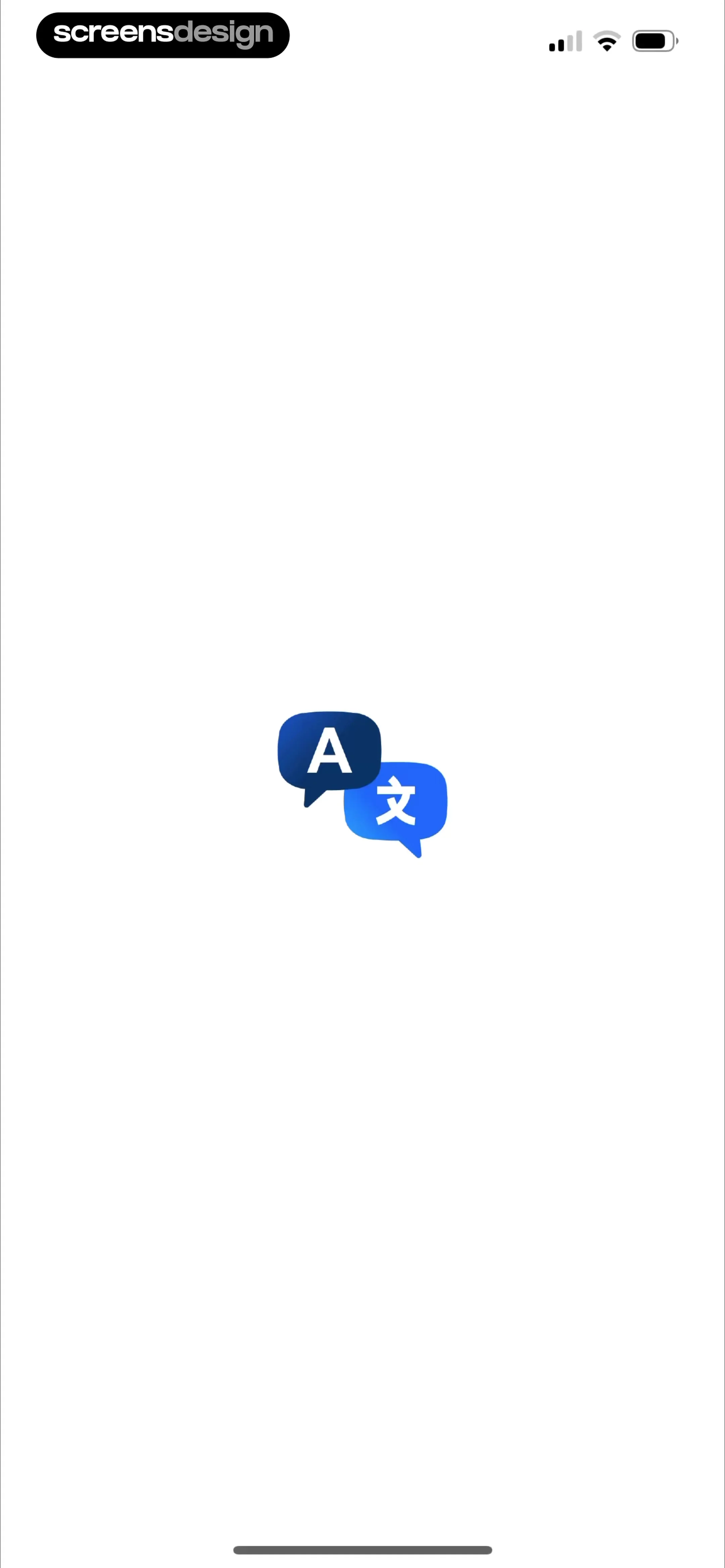Translator GO: AI Translate screen 1