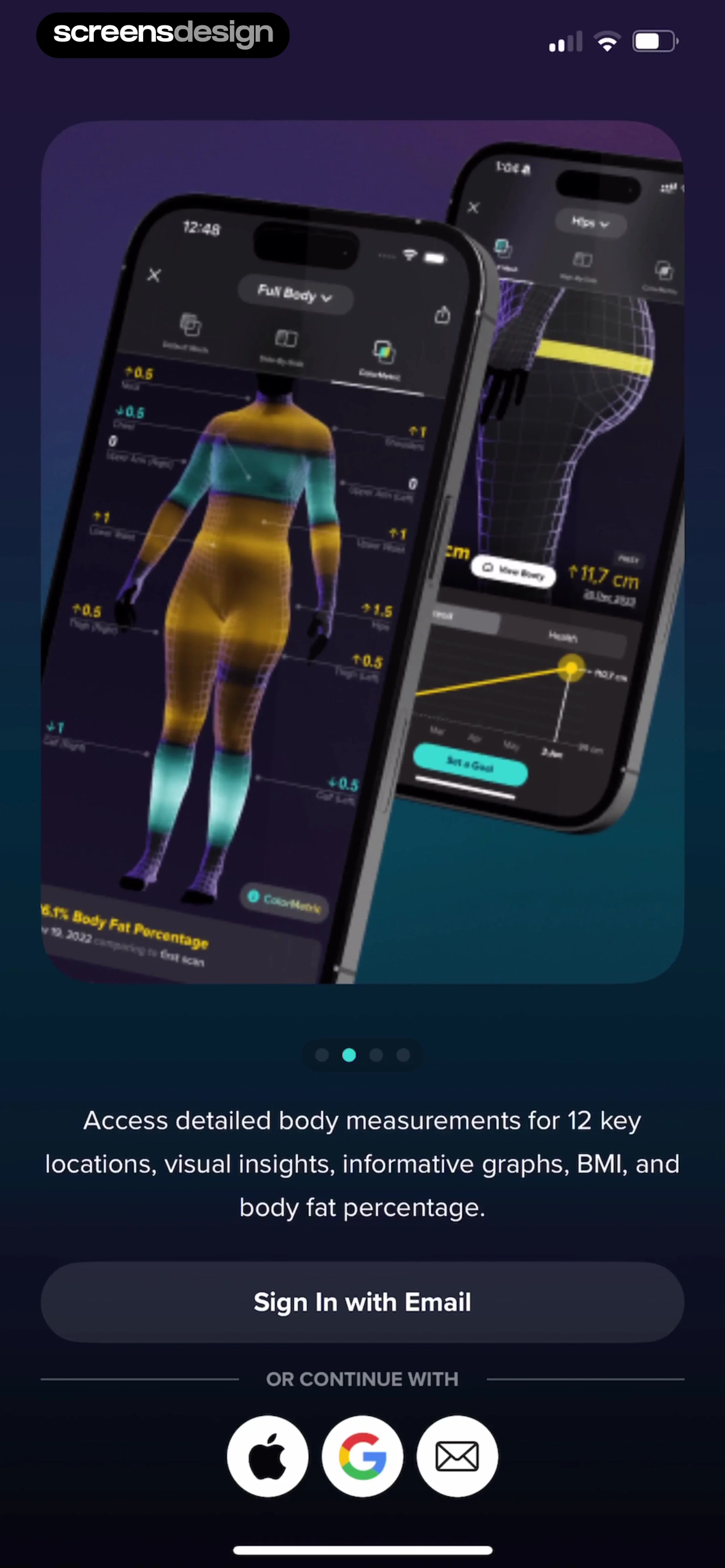 ZOZOFIT: 3D Body Scanner screen 3