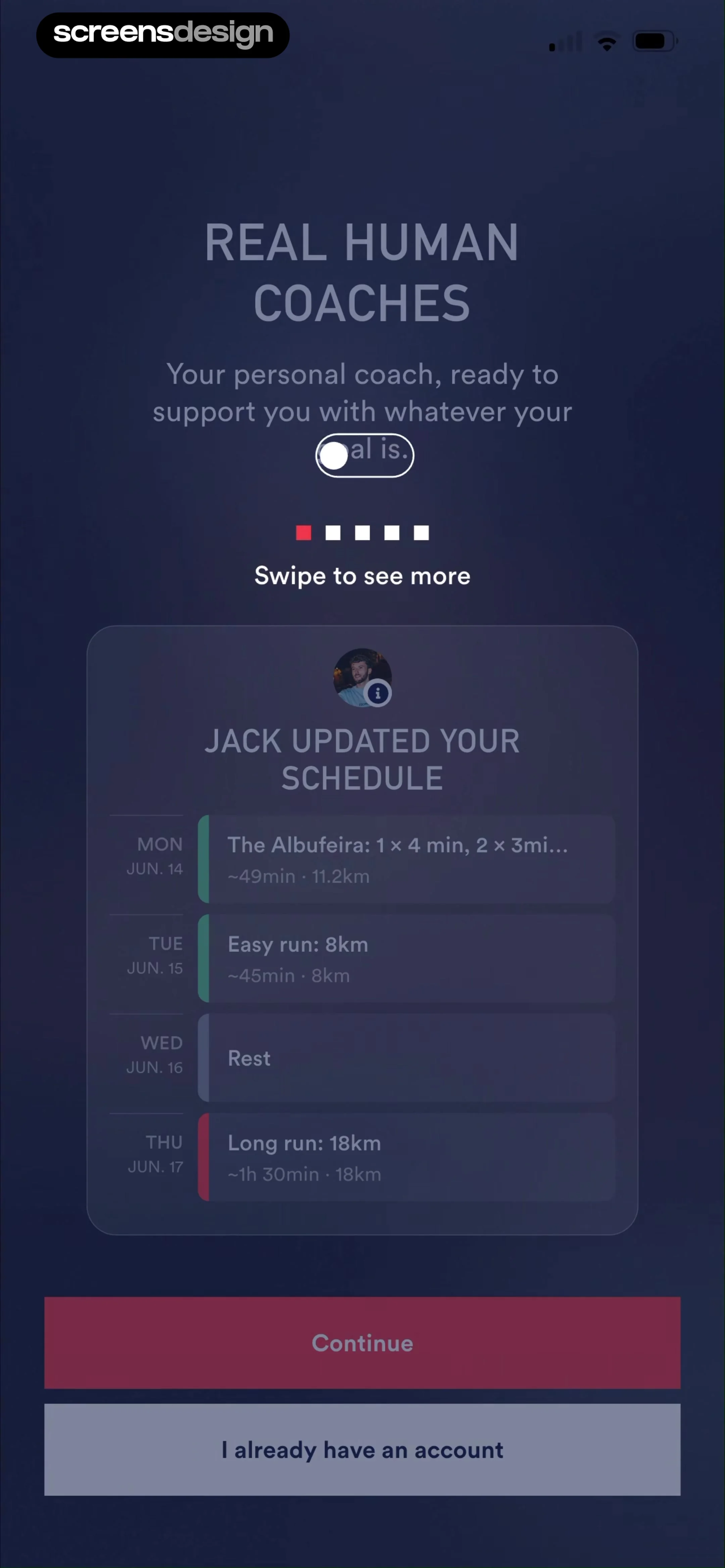 Coopah: The Run Coaching App screen 4