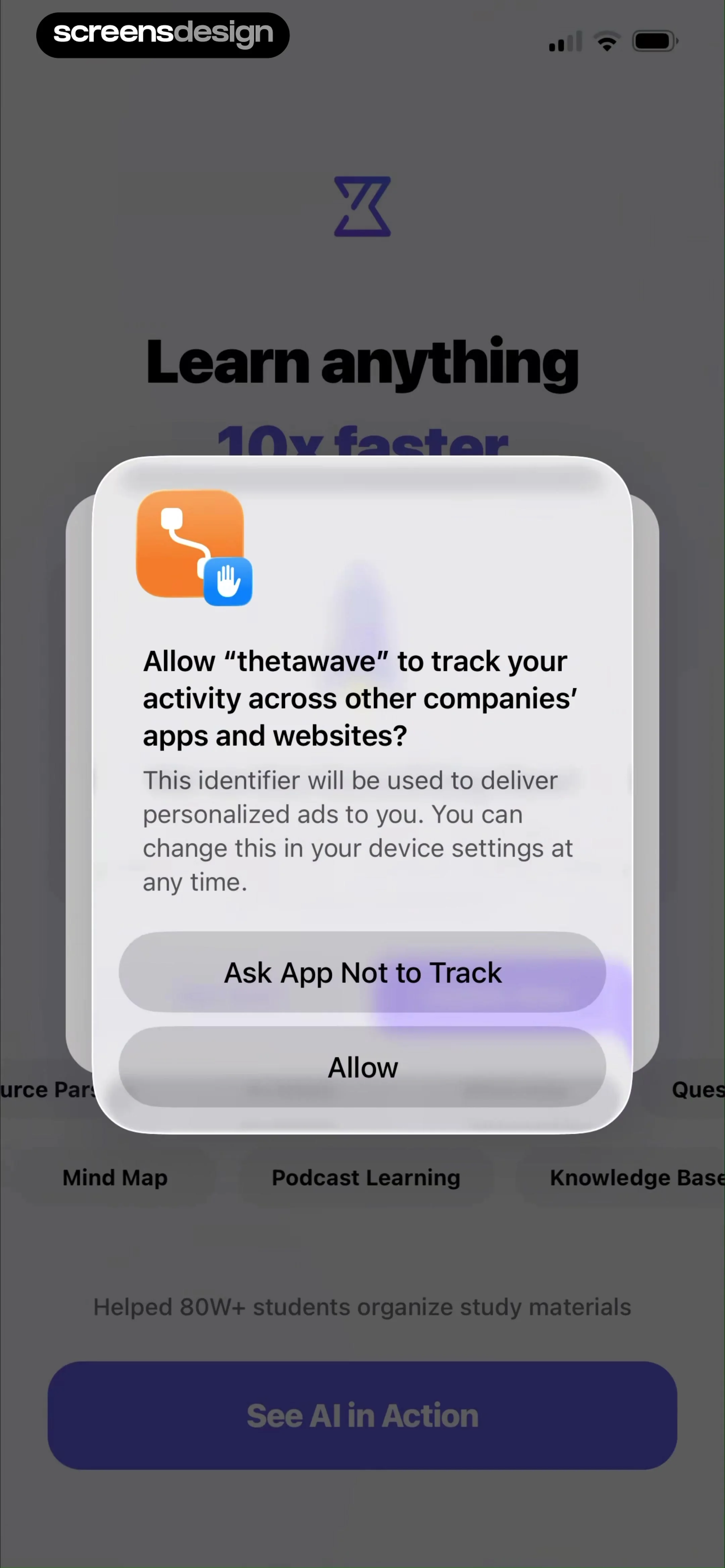 ThetaWave-AI Study Notes screen 2