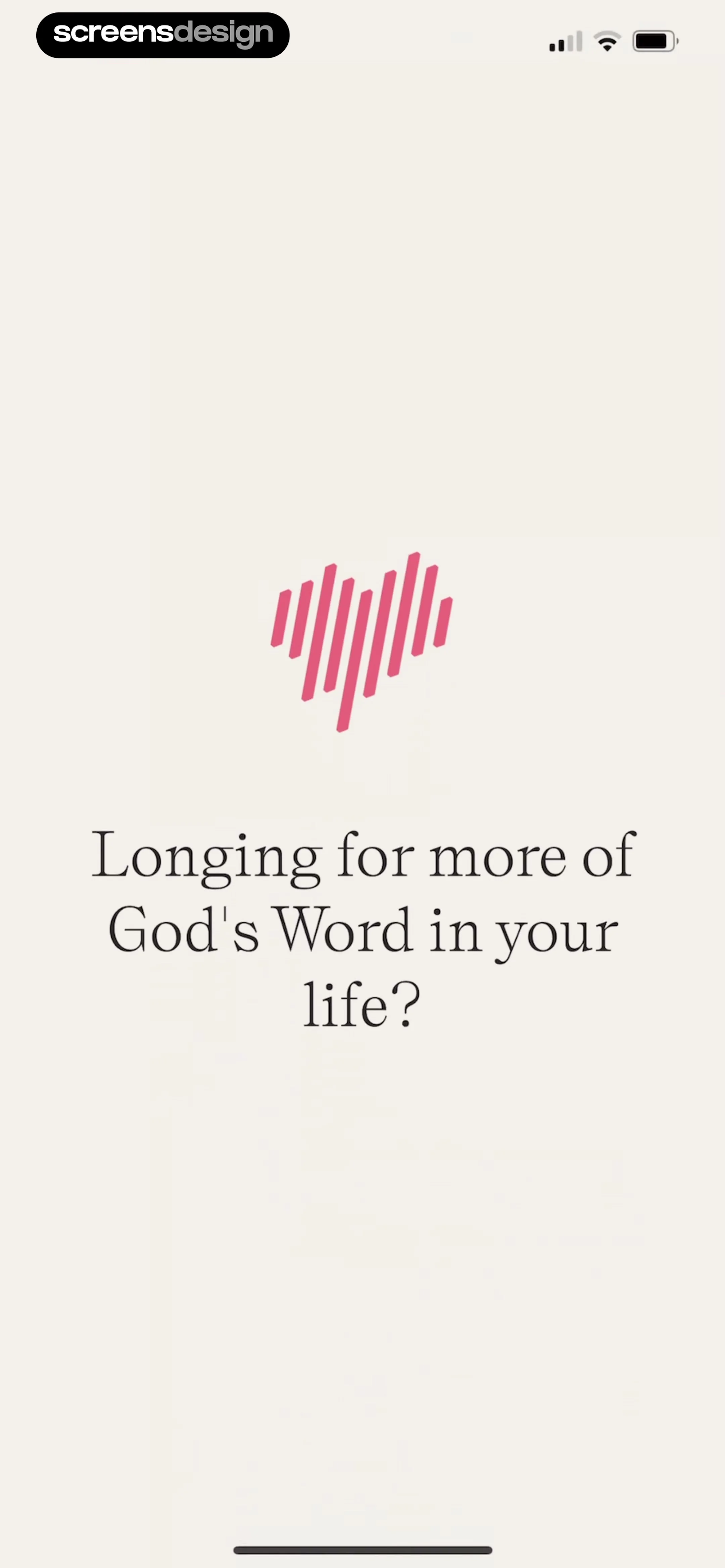 Dwell: Audio Bible screen 1