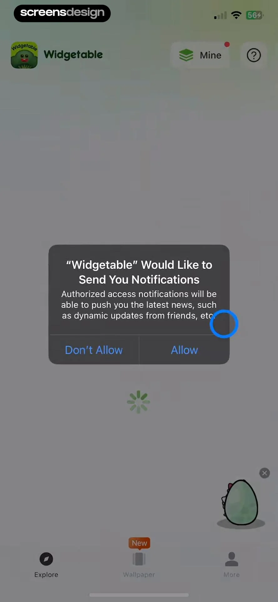 Widgetable: Besties & Couples | ScreensDesign