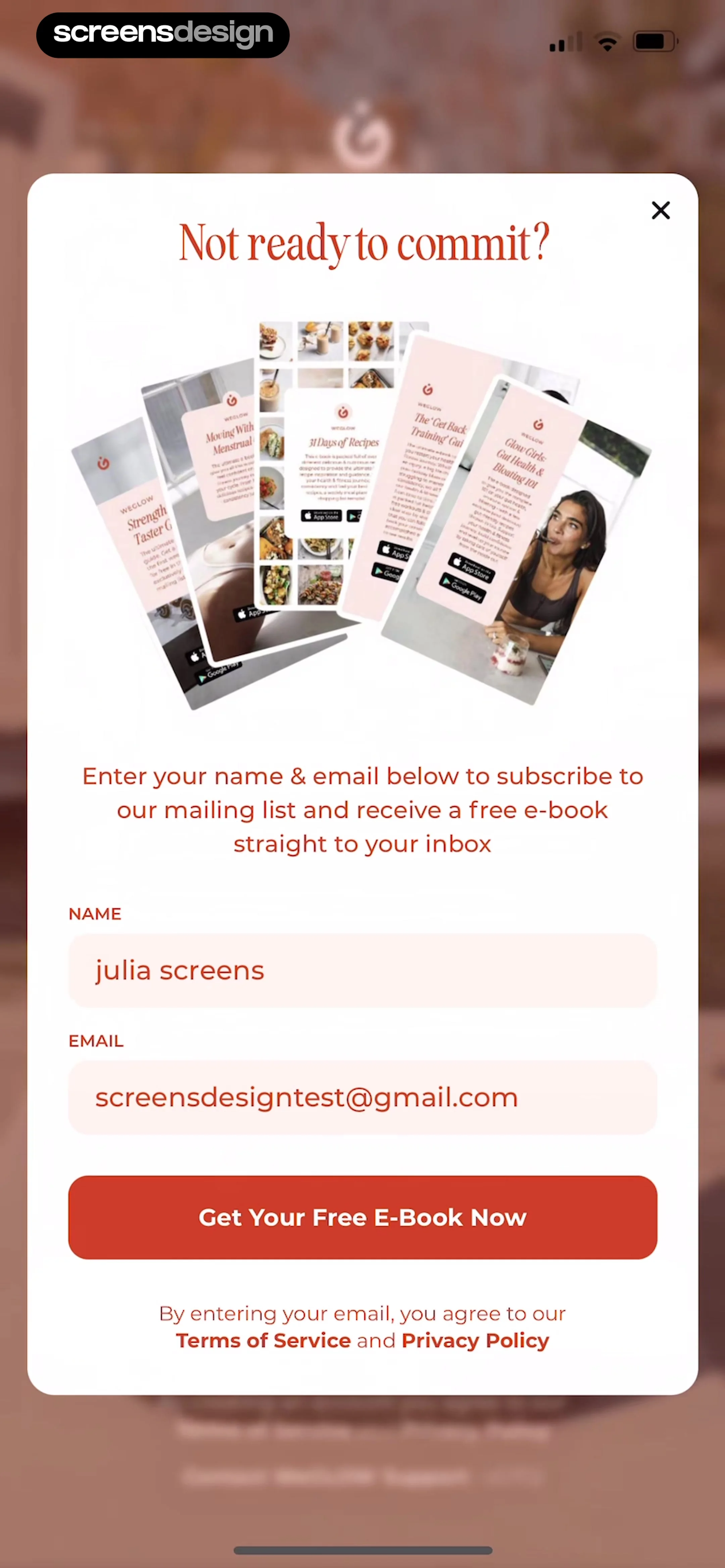 WeGLOW: Home Workout for Women screen 4