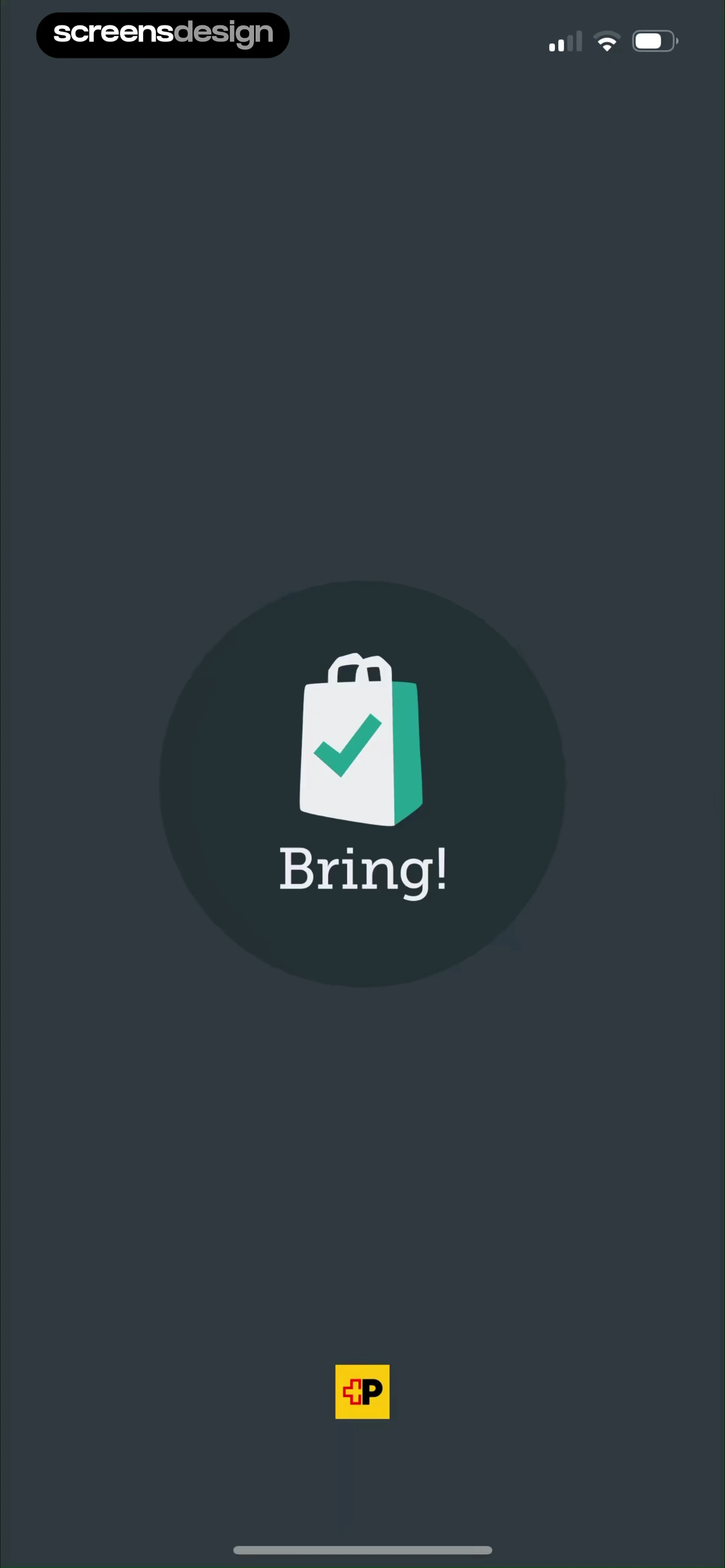 Bring! Grocery Shopping List screen 1