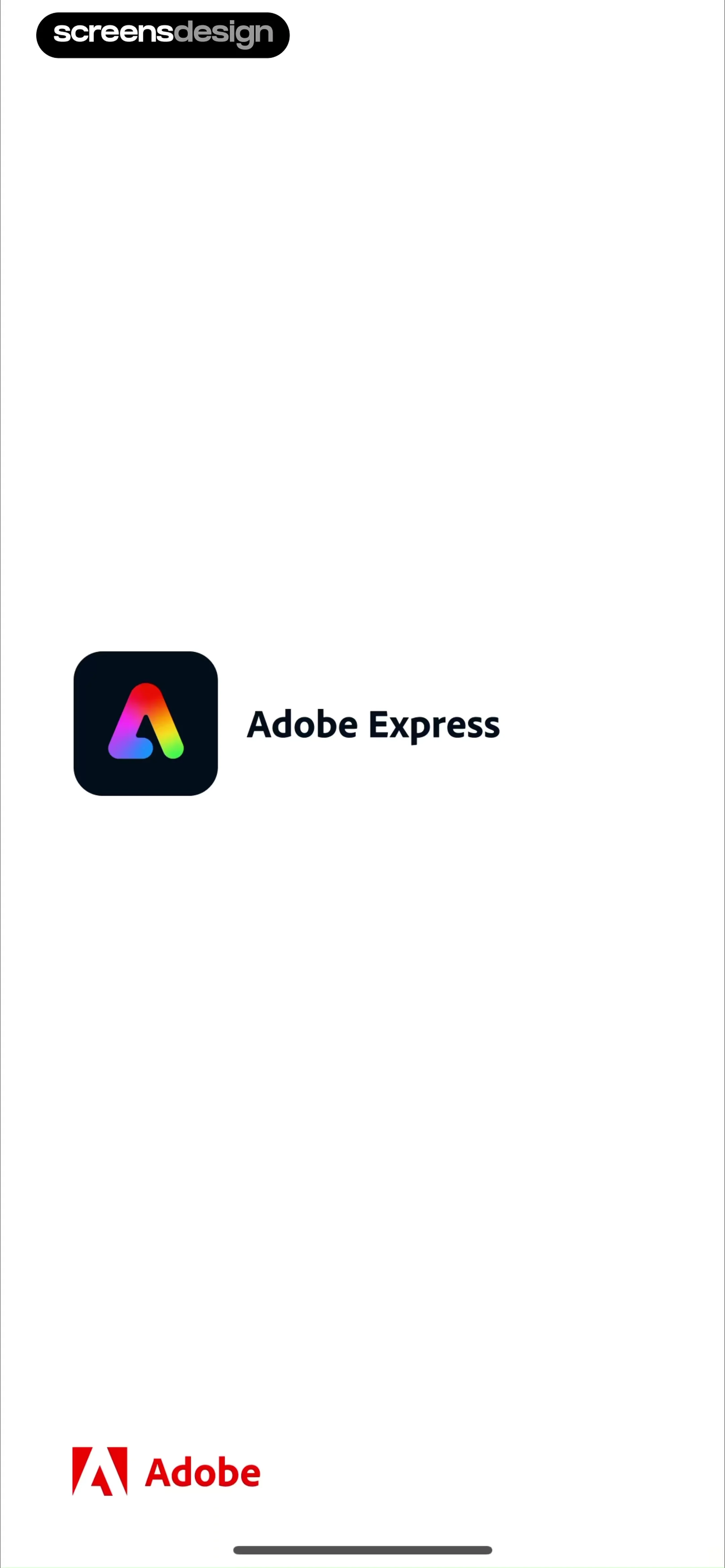 Adobe Express: Create Anything screen 1