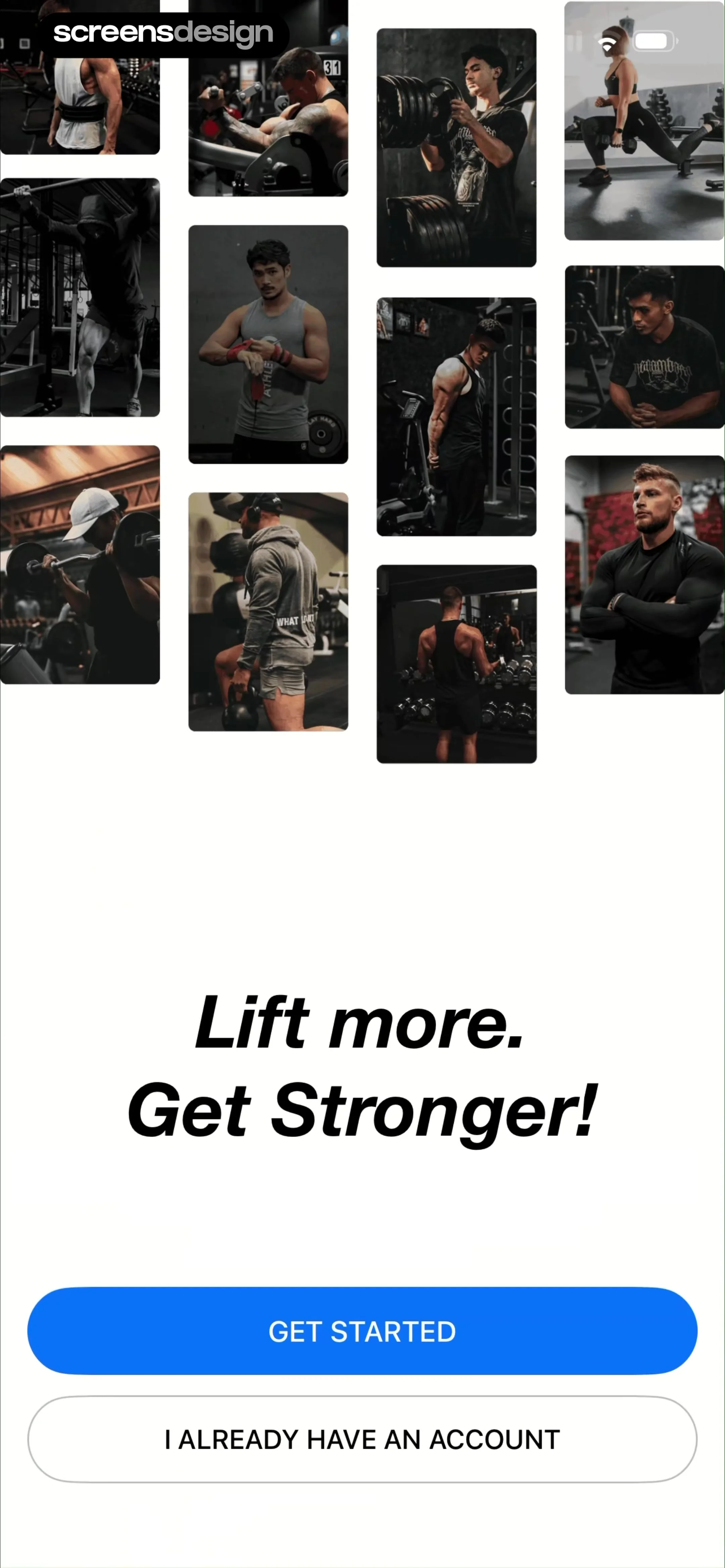 Lyfta: Gym Workout Tracker Log screen 2