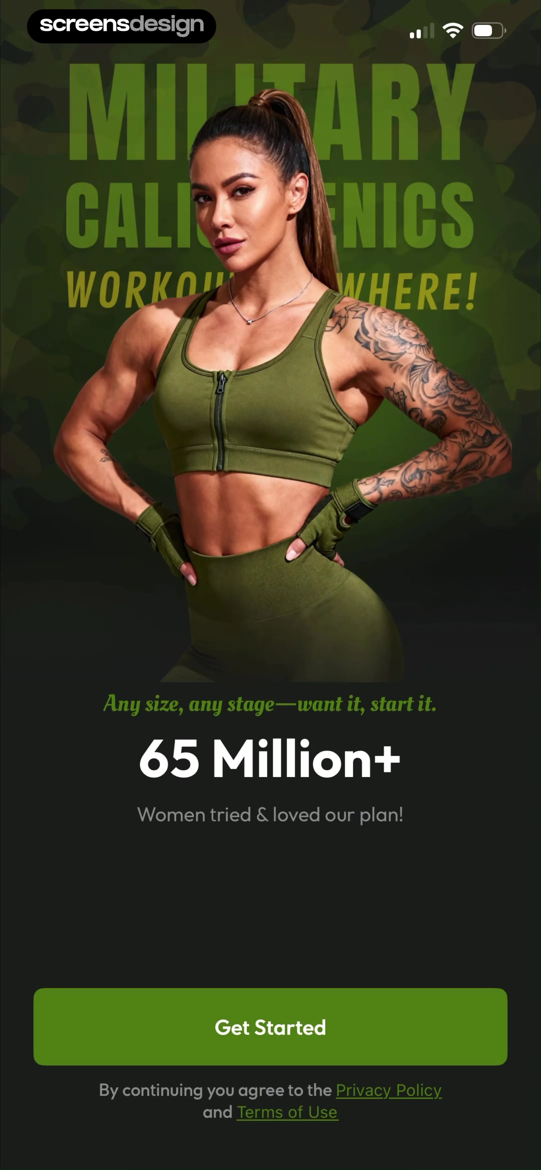 Military Calisthenics Women screen 3