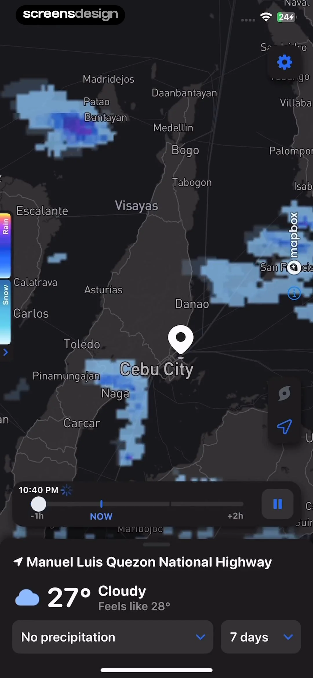 Rainbow AI: Weather Radar screen 8