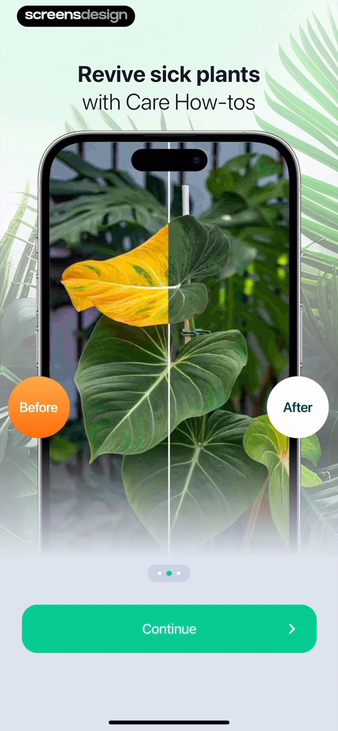 Plant Guru - Plant Care Guide UI Breakdown | ScreensDesign Showcase