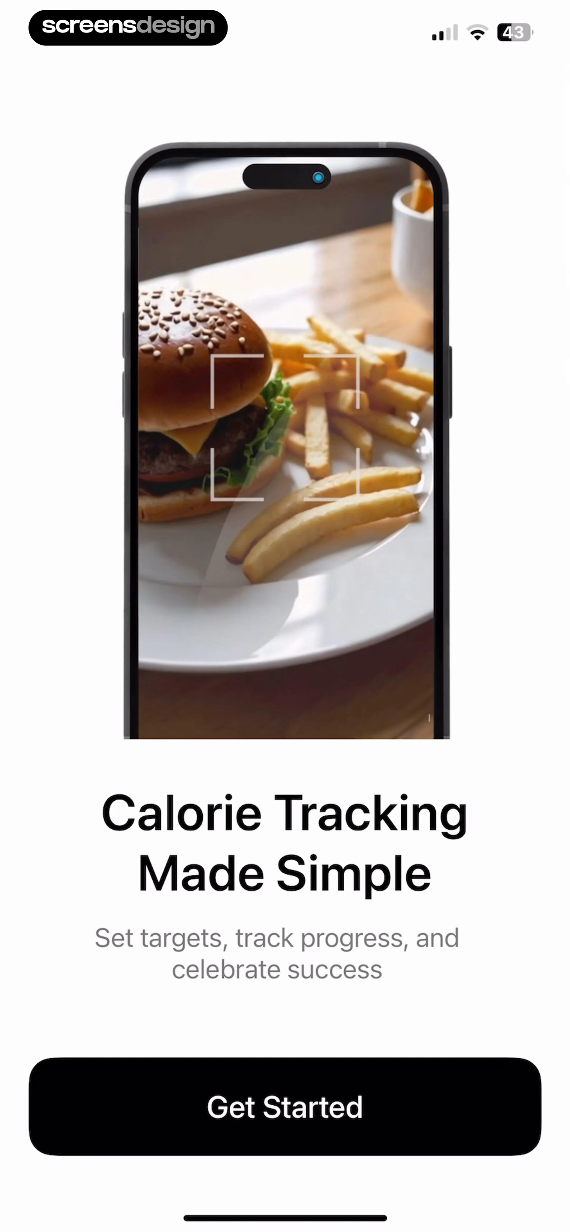 Diet & Food Tracker: EatWell screen 2