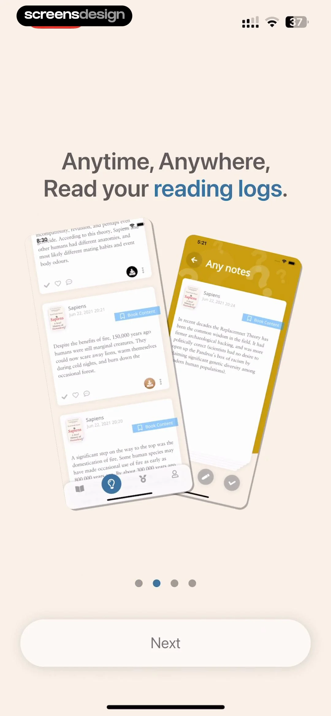 Bookmory - reading tracker screen 4