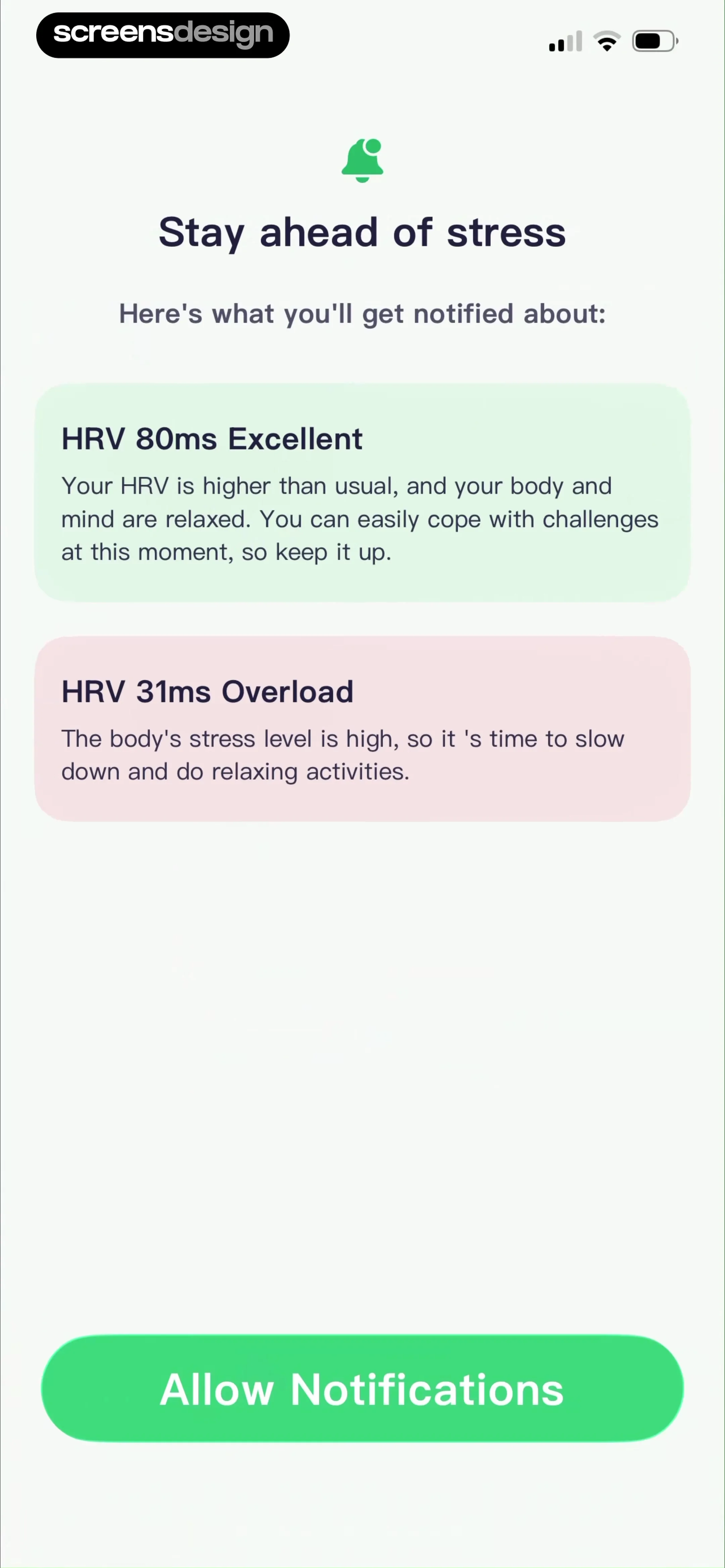 RelaxWatch: Stress&HRV Tracker screen 8