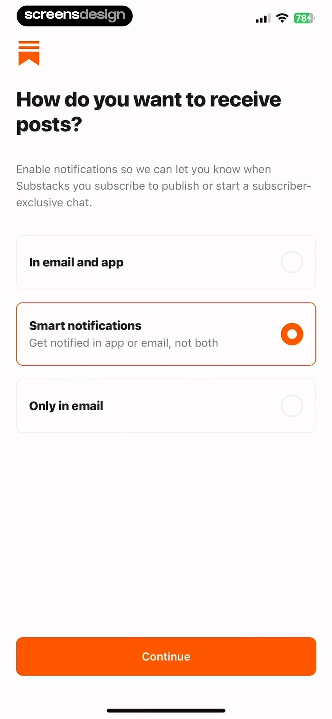Substack screen 6
