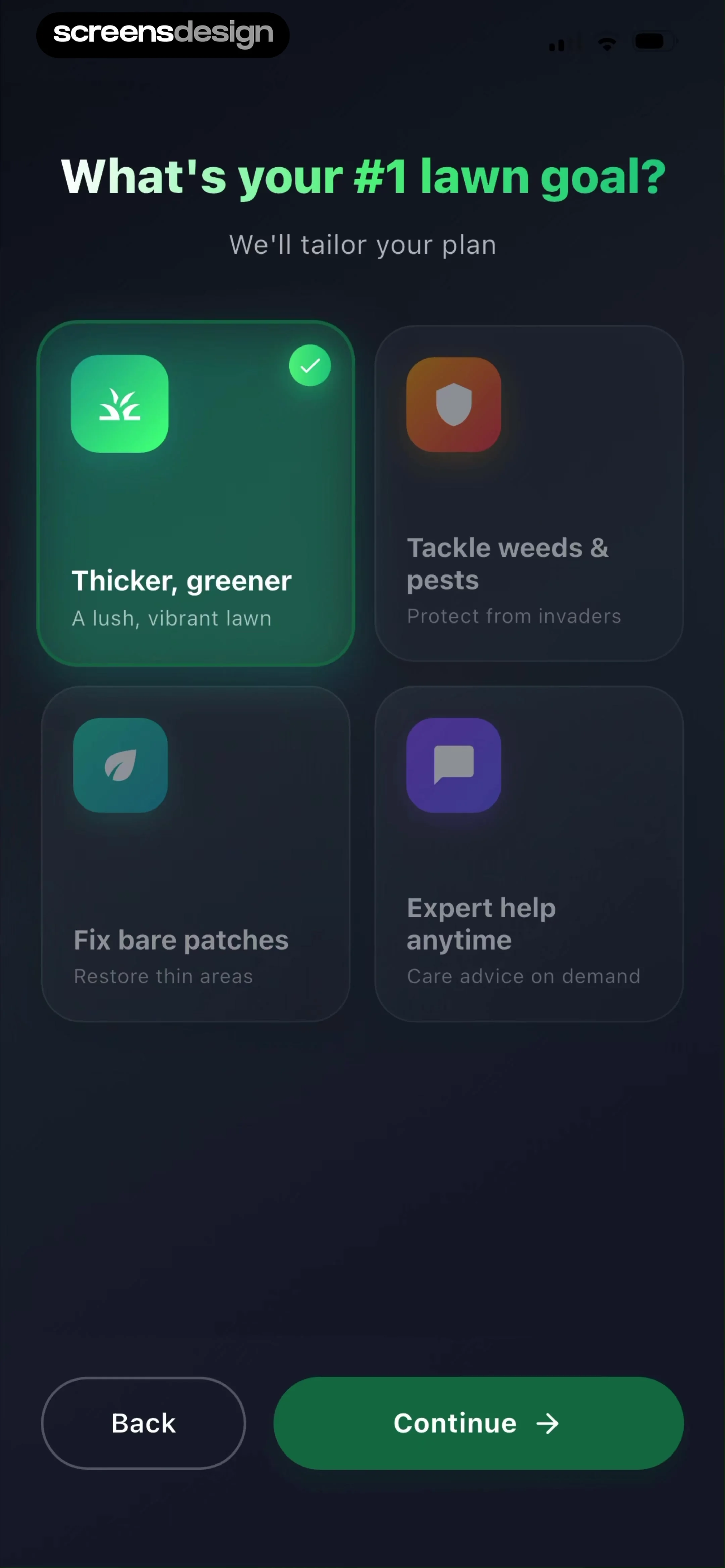 Grass Identifier: AI Scan screen 7