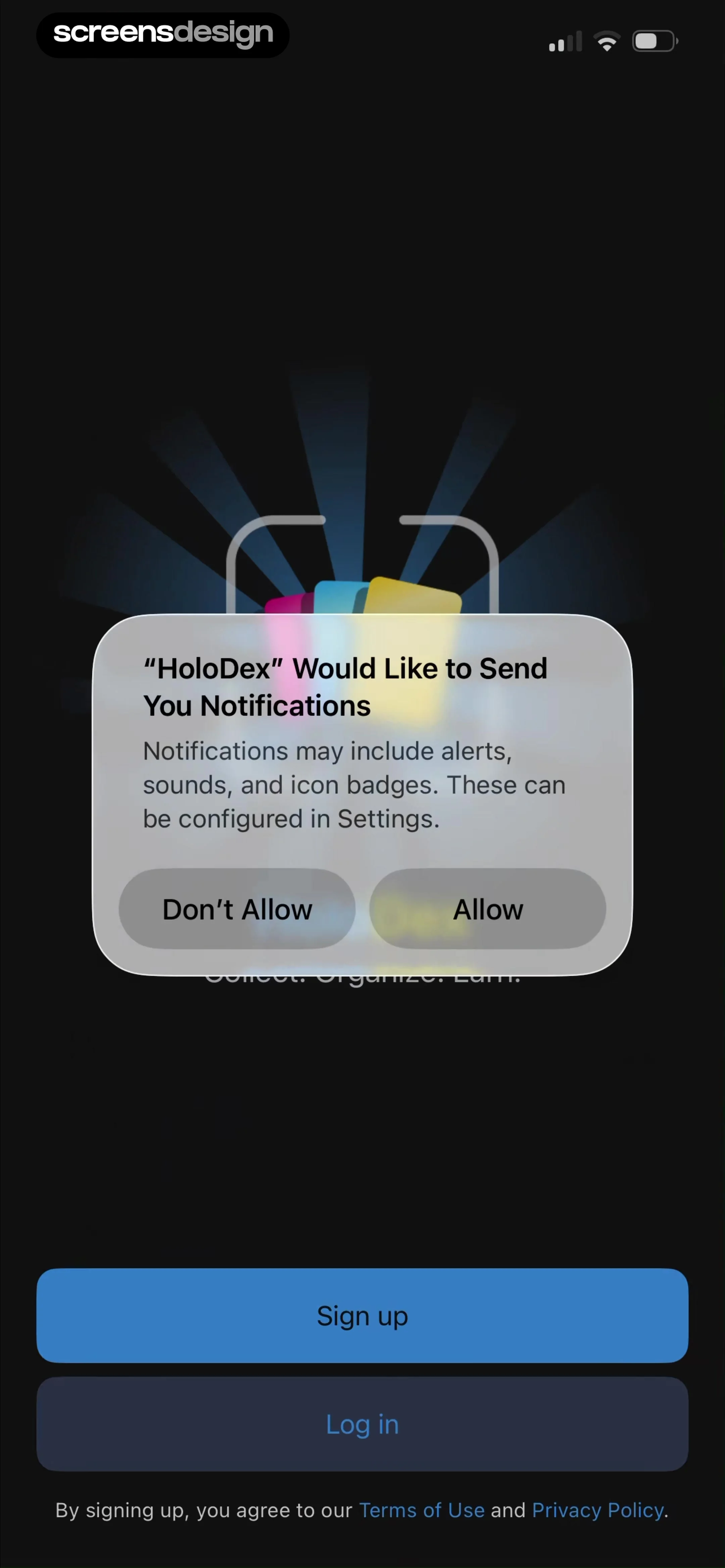 HoloDex - TCG Scan & Collect screen 2