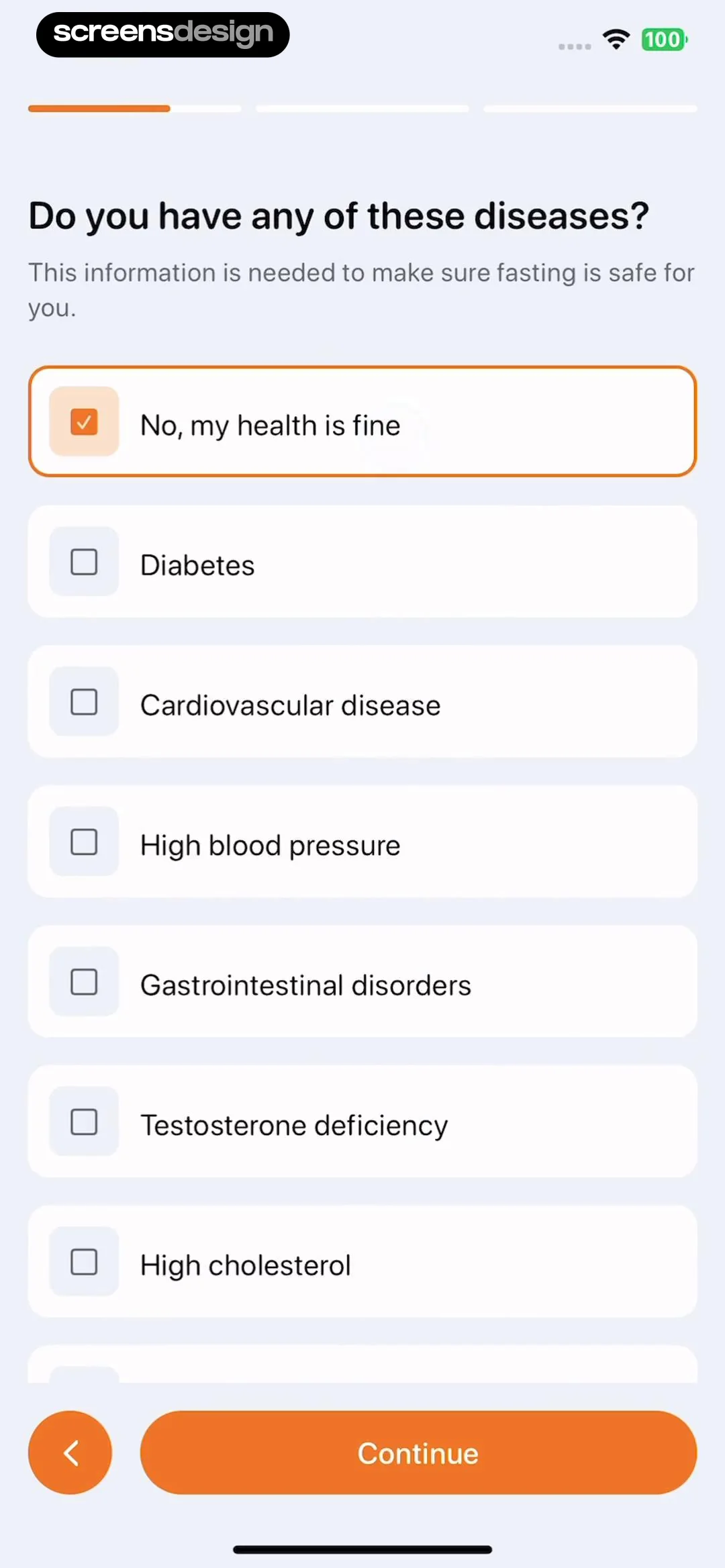BodyOK: Intermittent Fasting screen 6