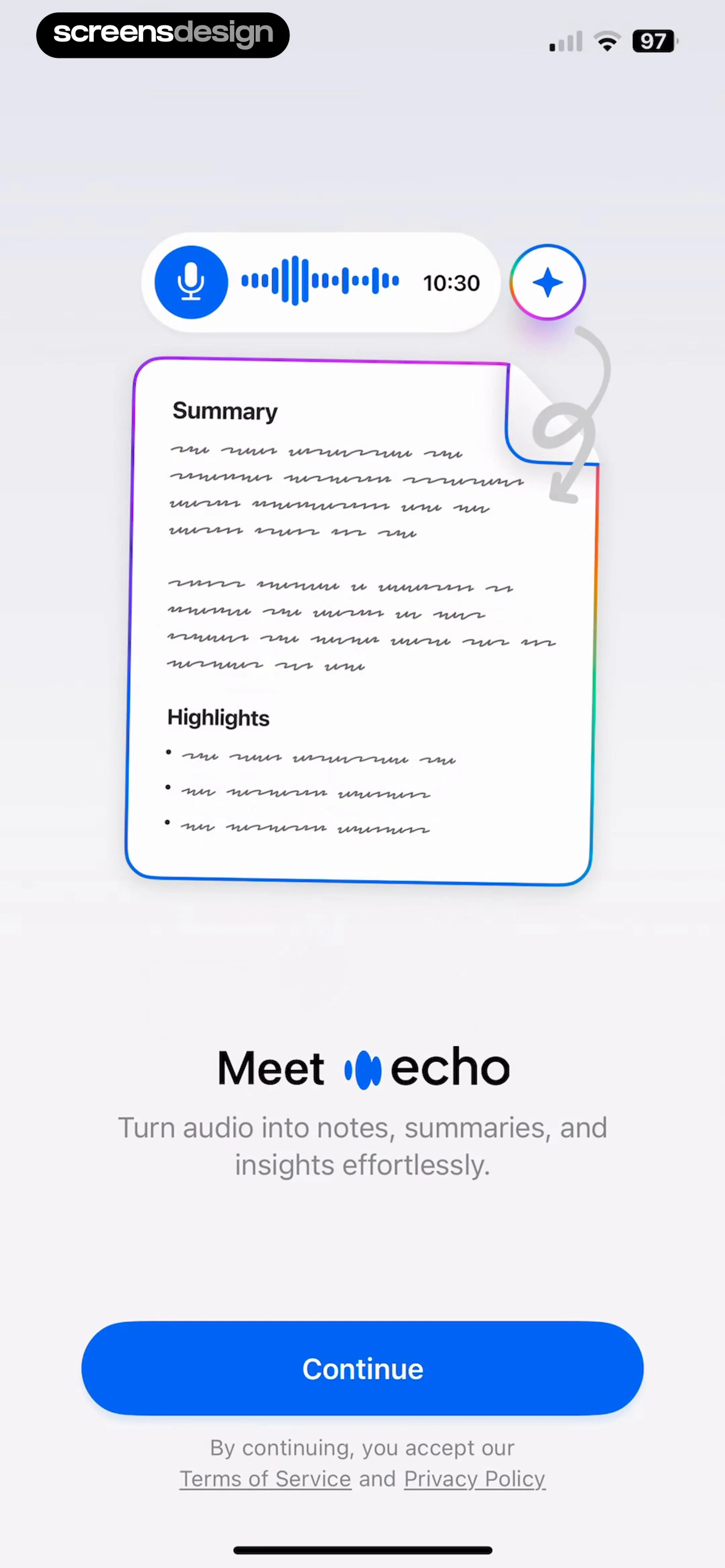 Echo – AI Meeting Note Taker screen 3