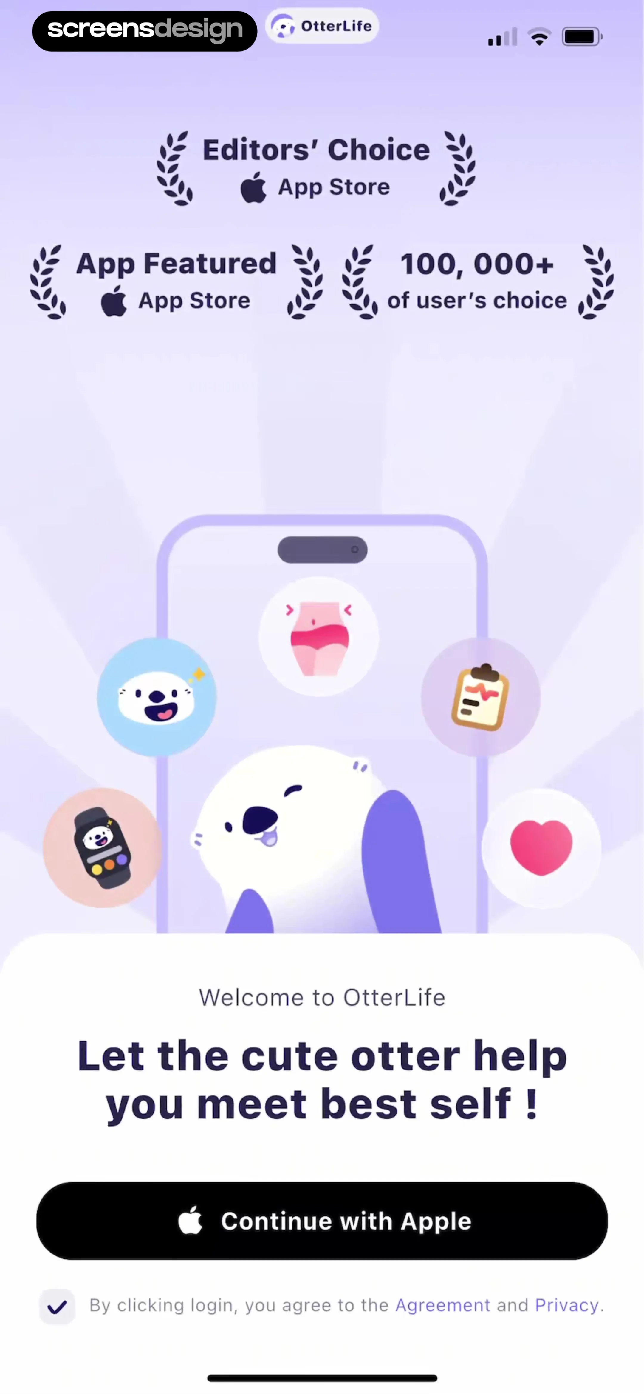 OtterLife: AI Health Tracker screen 2