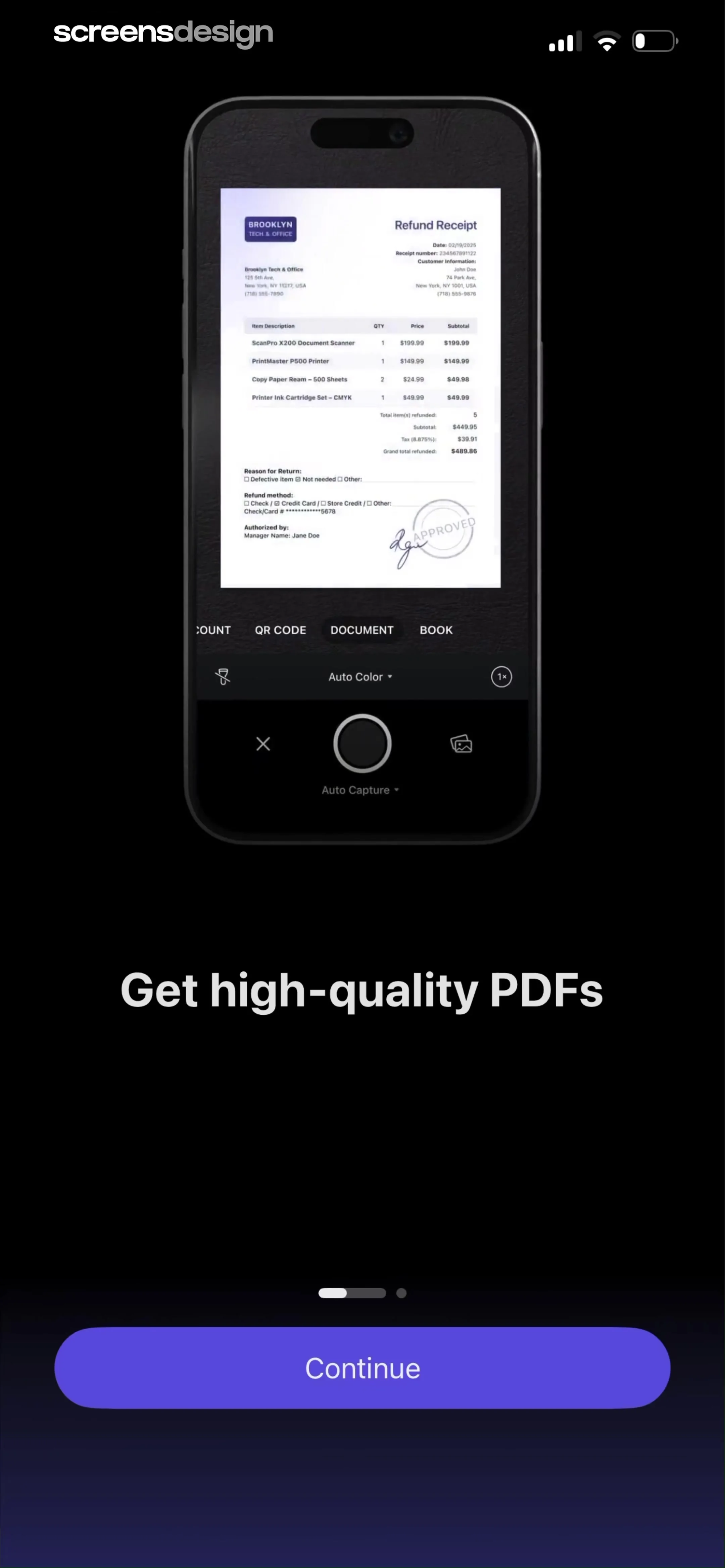 Scanner Pro・Scan PDF Documents screen 5