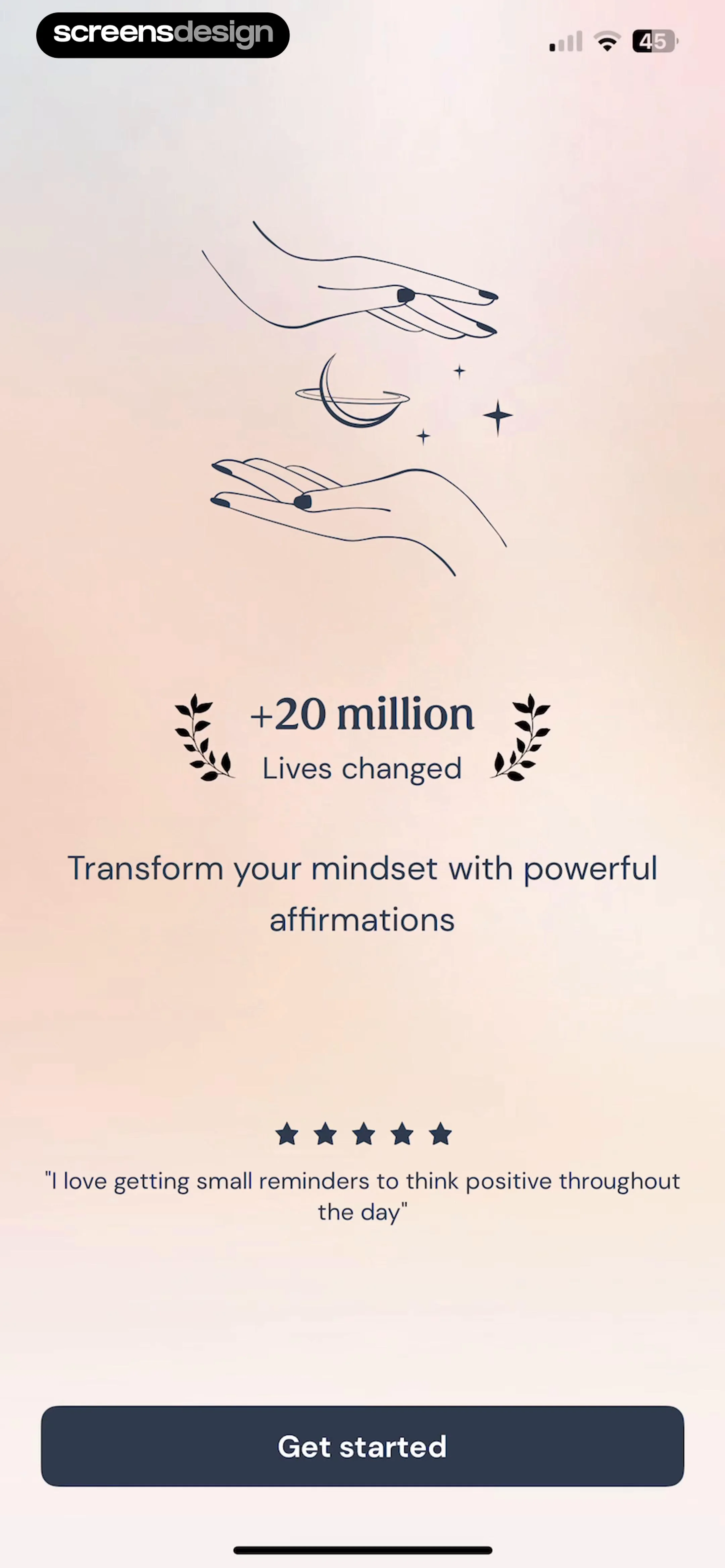 I am - Daily Affirmations screen 3