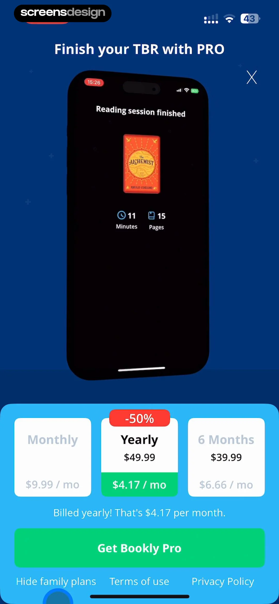 Bookly: Book Tracker screen 4