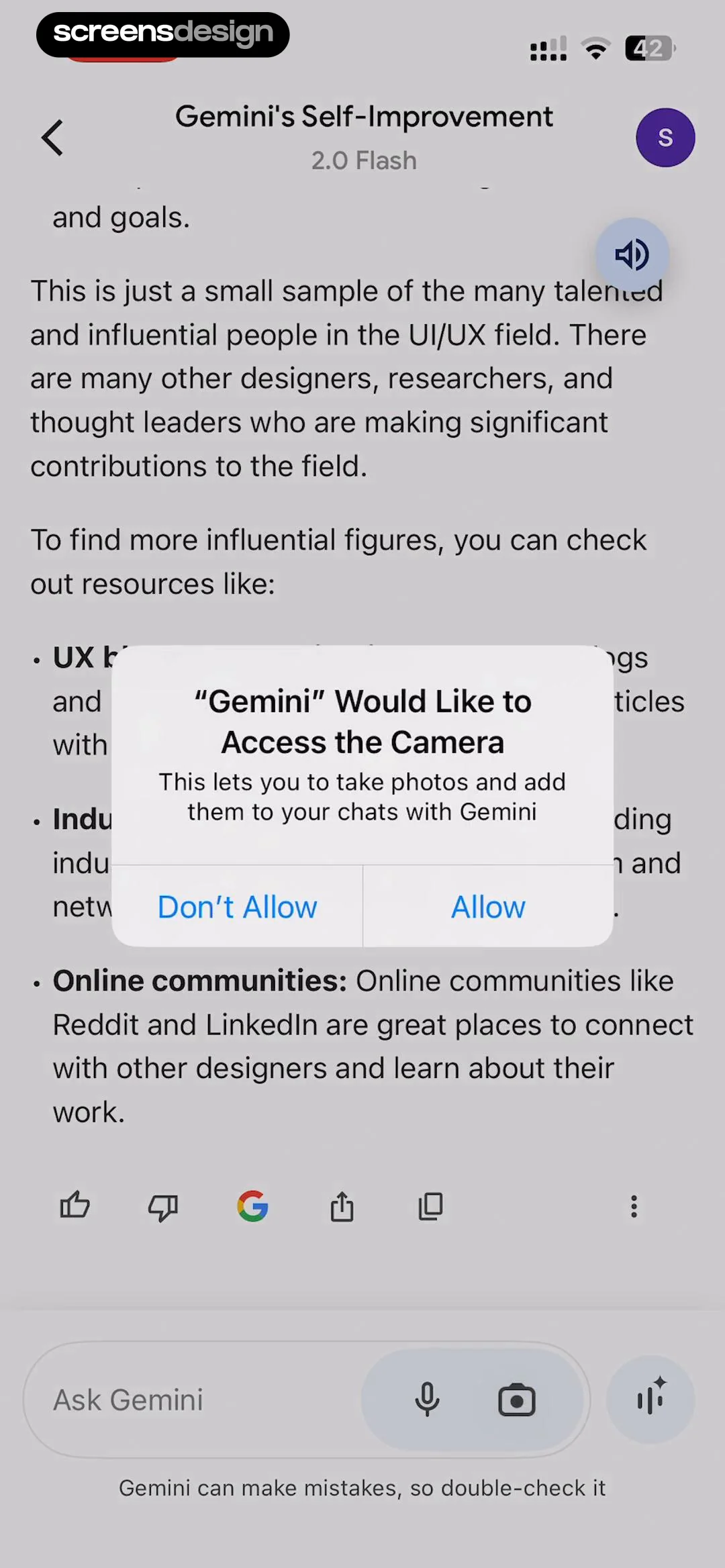 Google Gemini screen 34