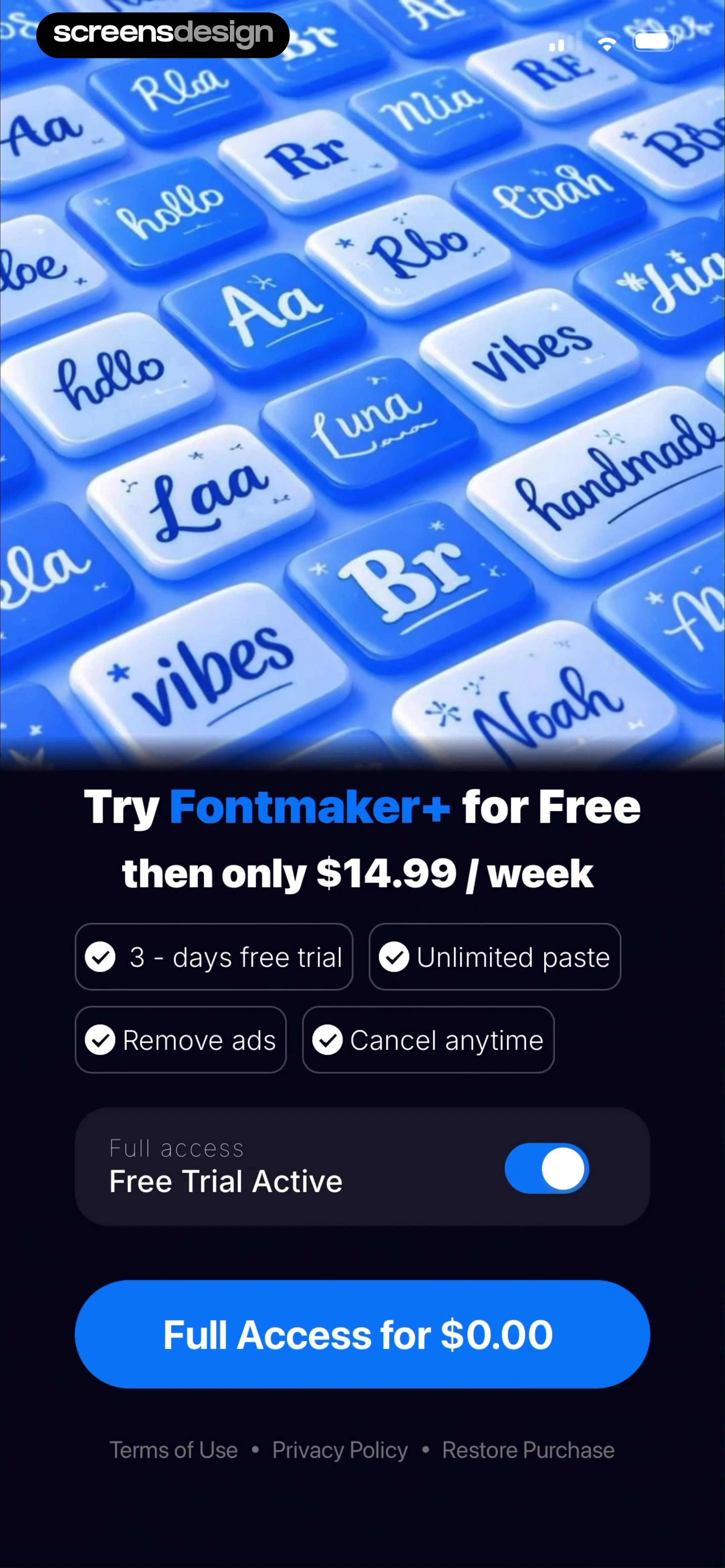 Fontmaker - Font Keyboard App screen 6