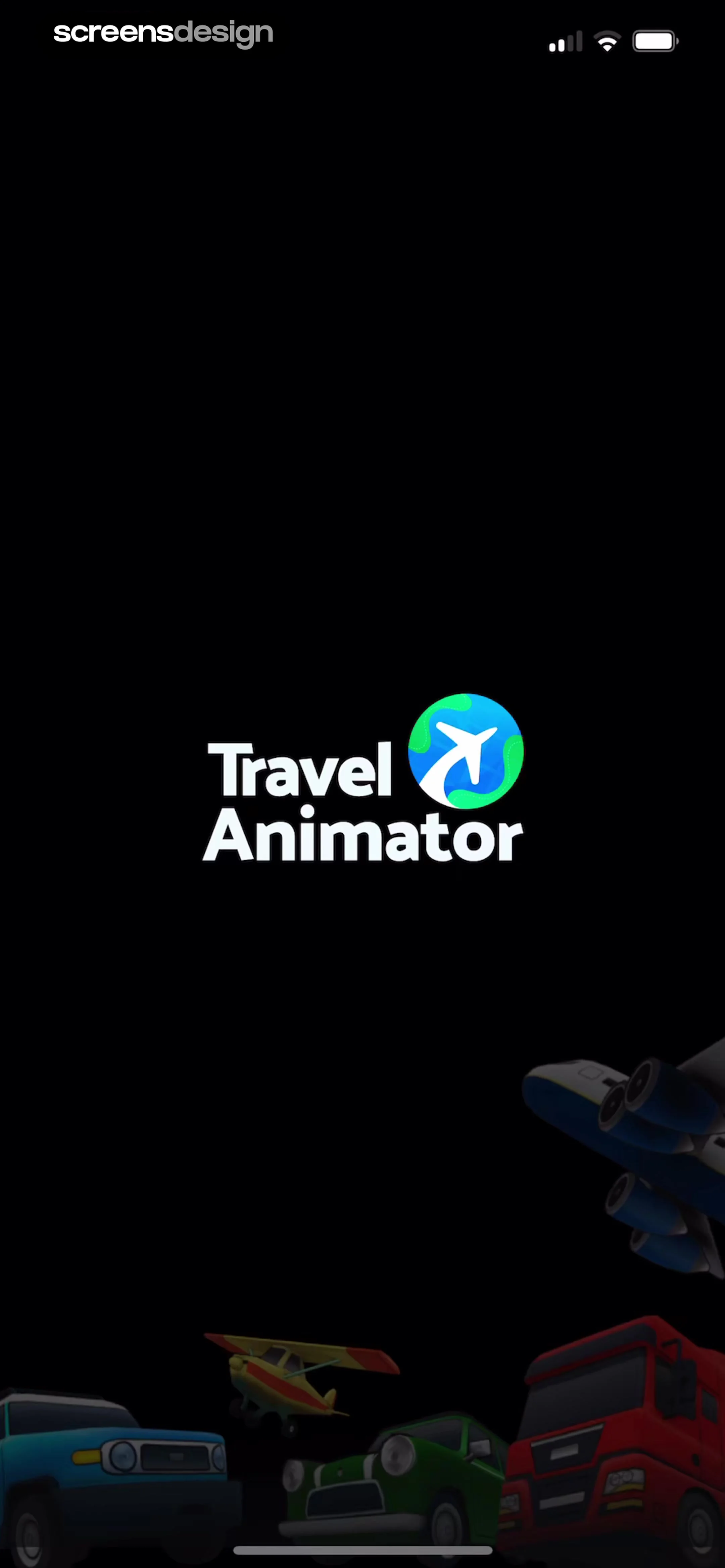 TravelAnimator: Journey Route screen 1
