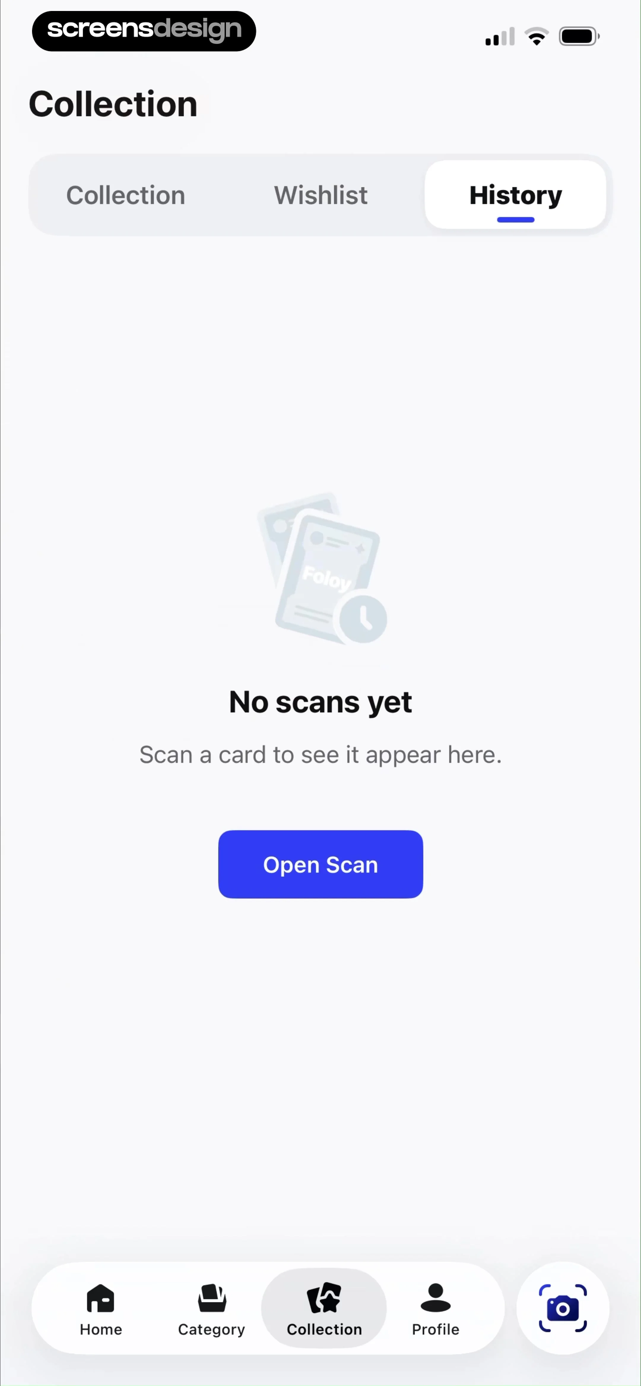 TCG Card Scanner & Value-Foloy screen 50
