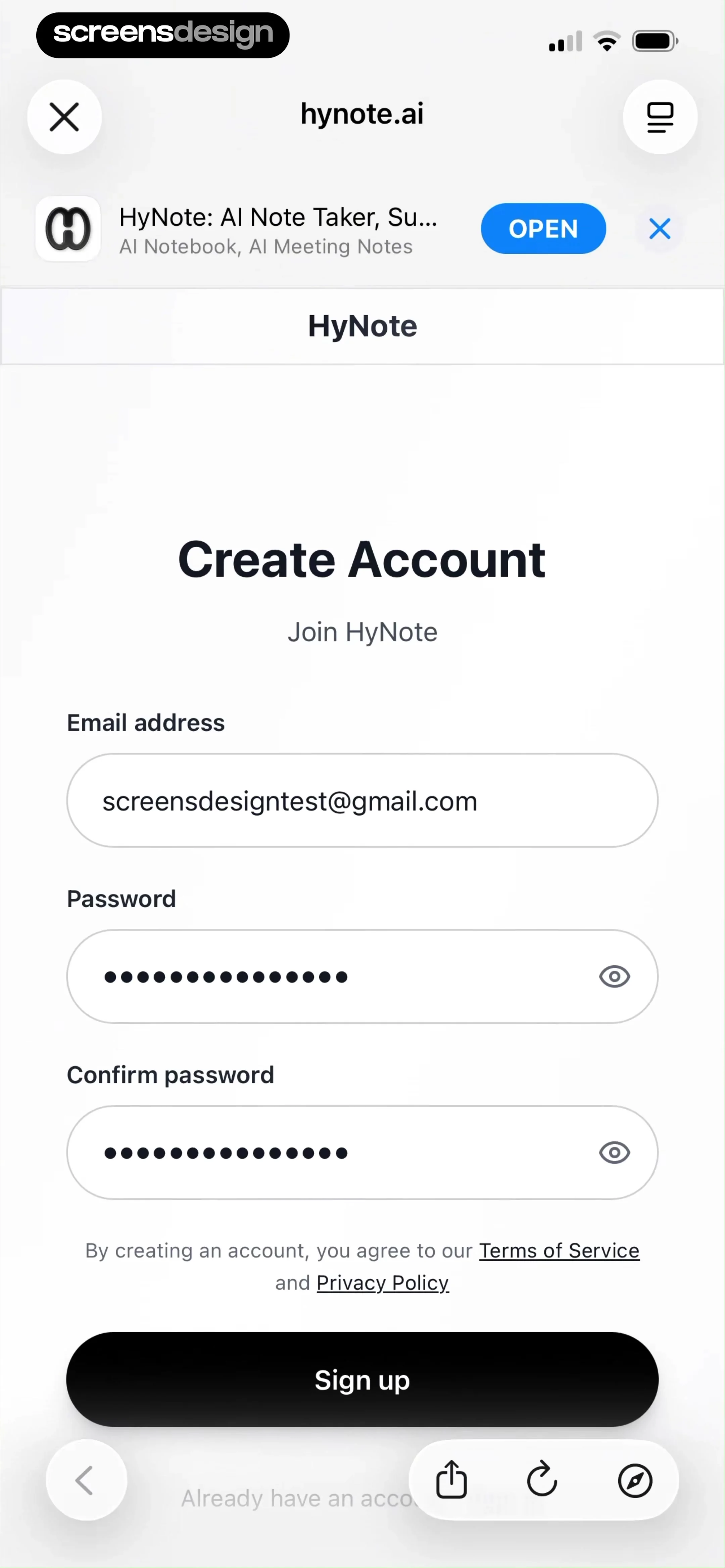 HyNote: AI Note Taker, Summary screen 8