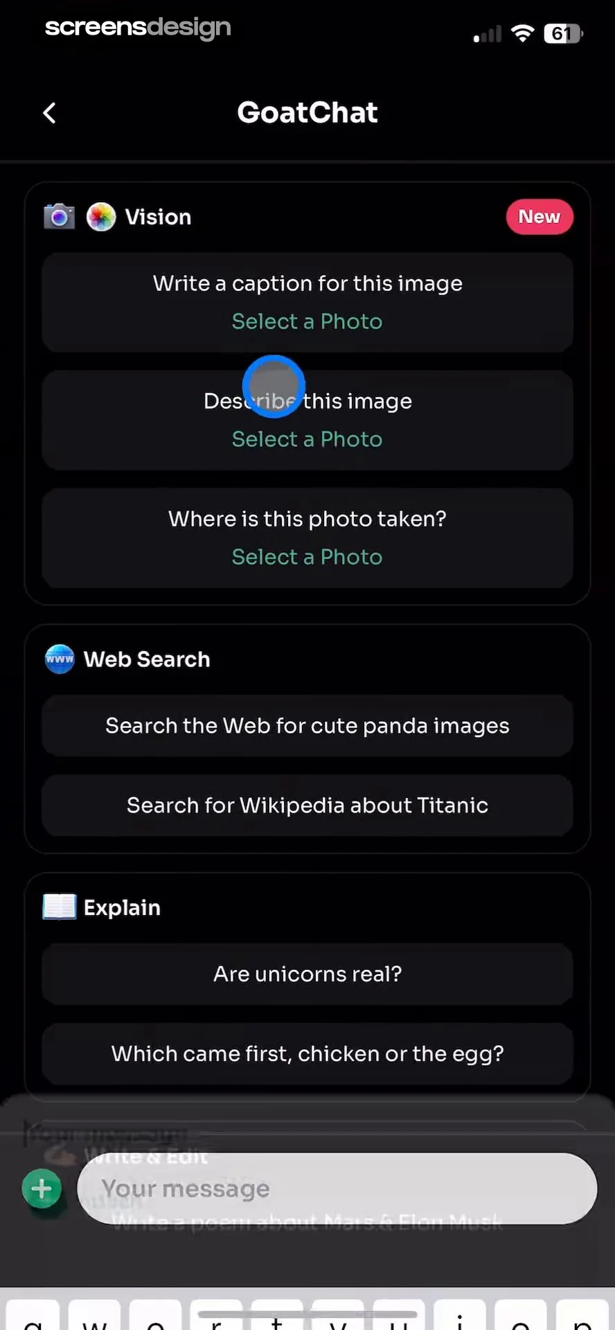GoatChat: AI Chat & Chatbot screen 7