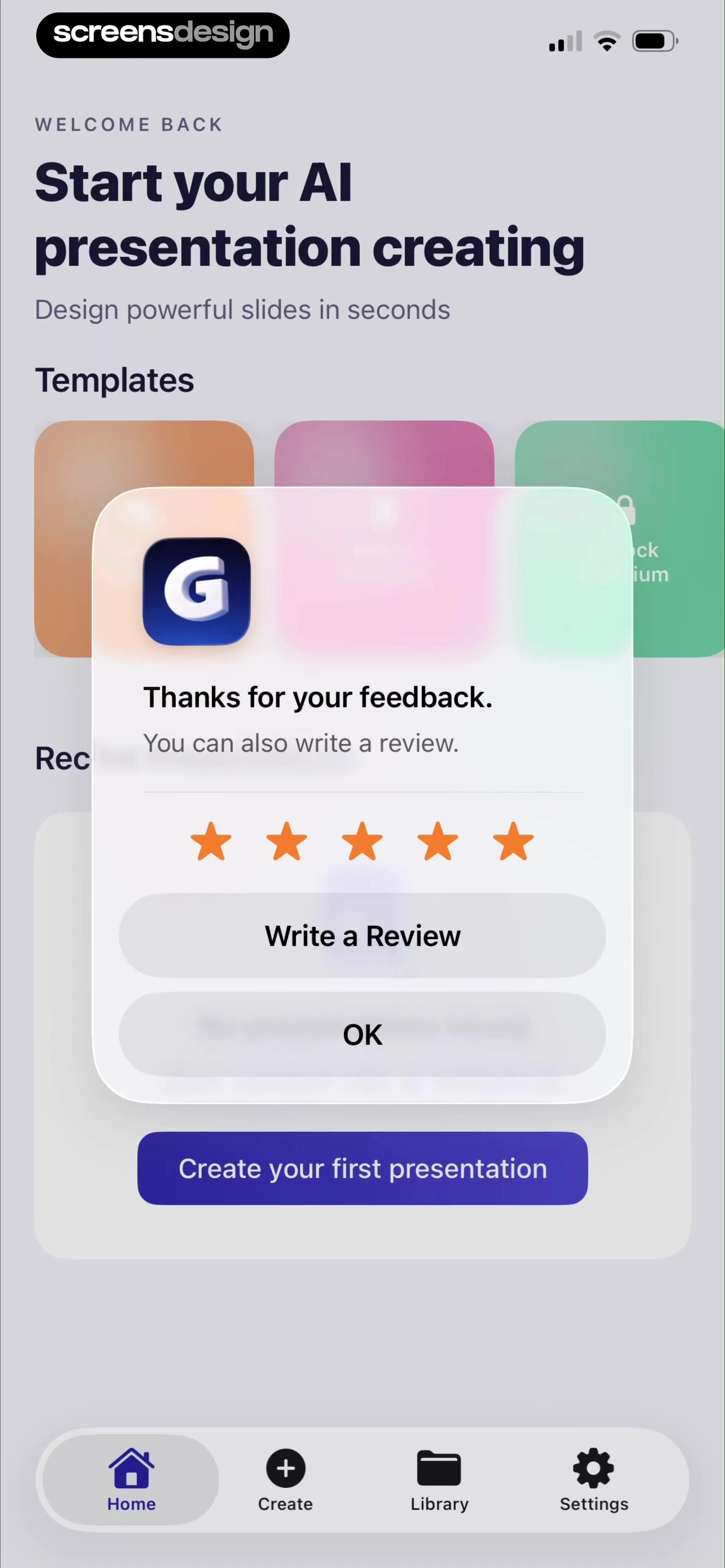 GammaAI - Presentation Maker screen 8