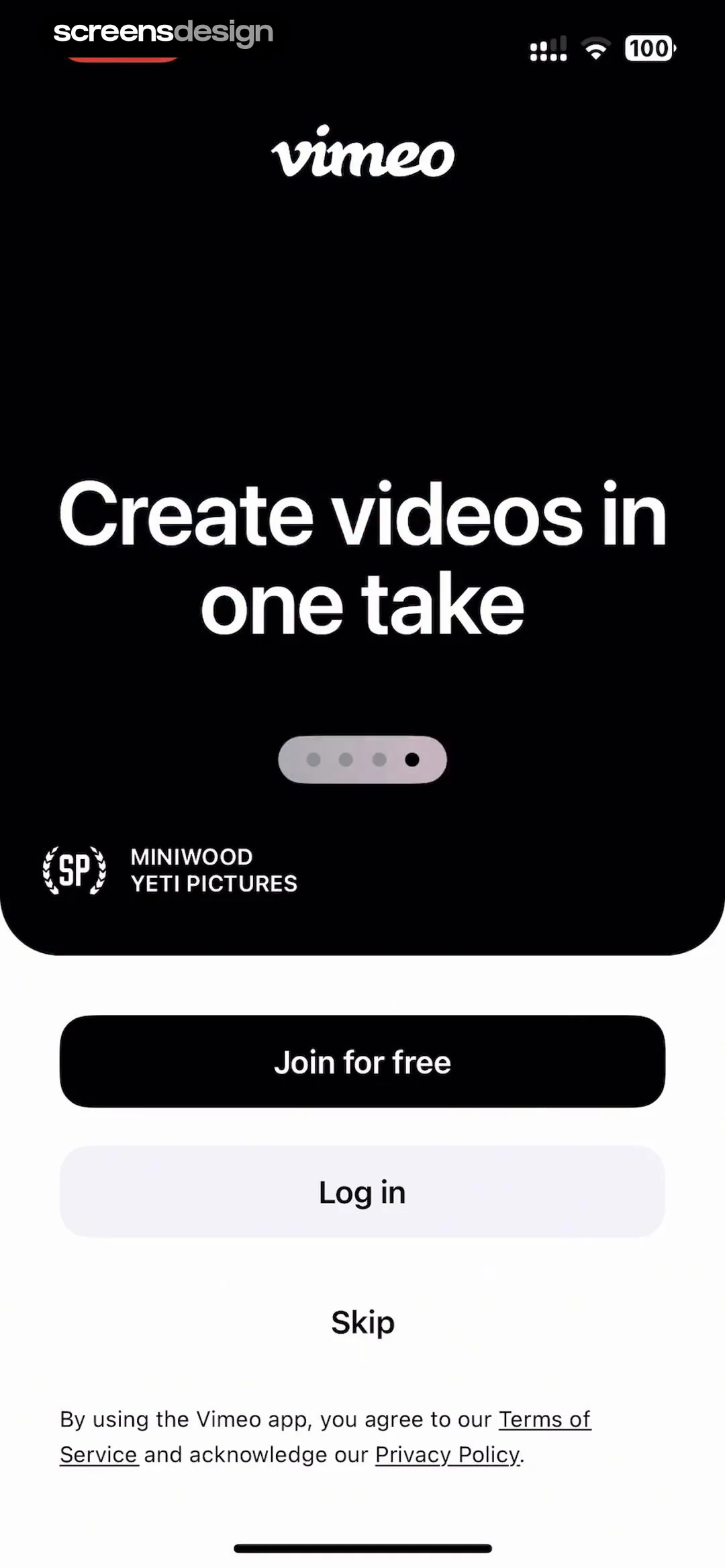 Vimeo screen 5