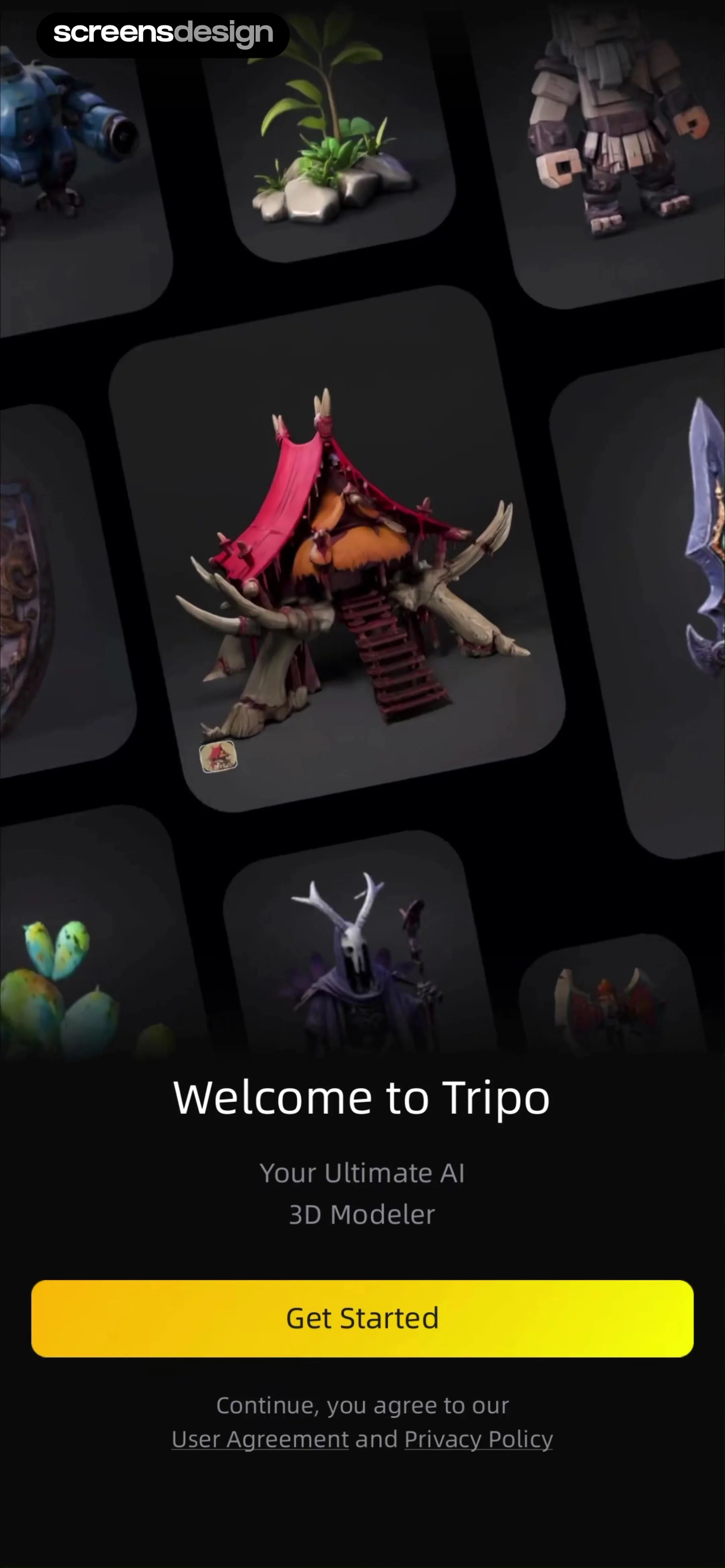 Tripo AI - 3D Model Generator screen 3