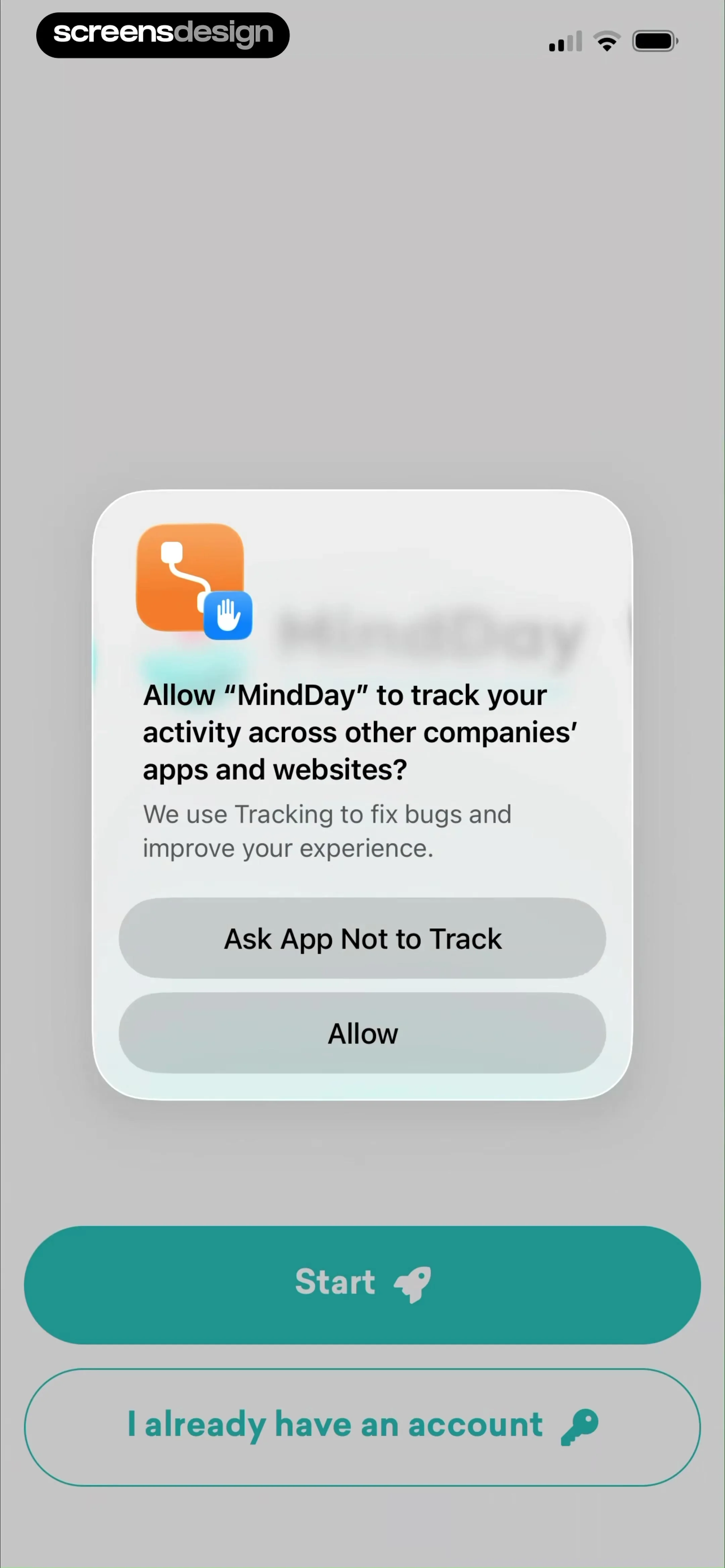 MindDay: Mental Health, Stress screen 2