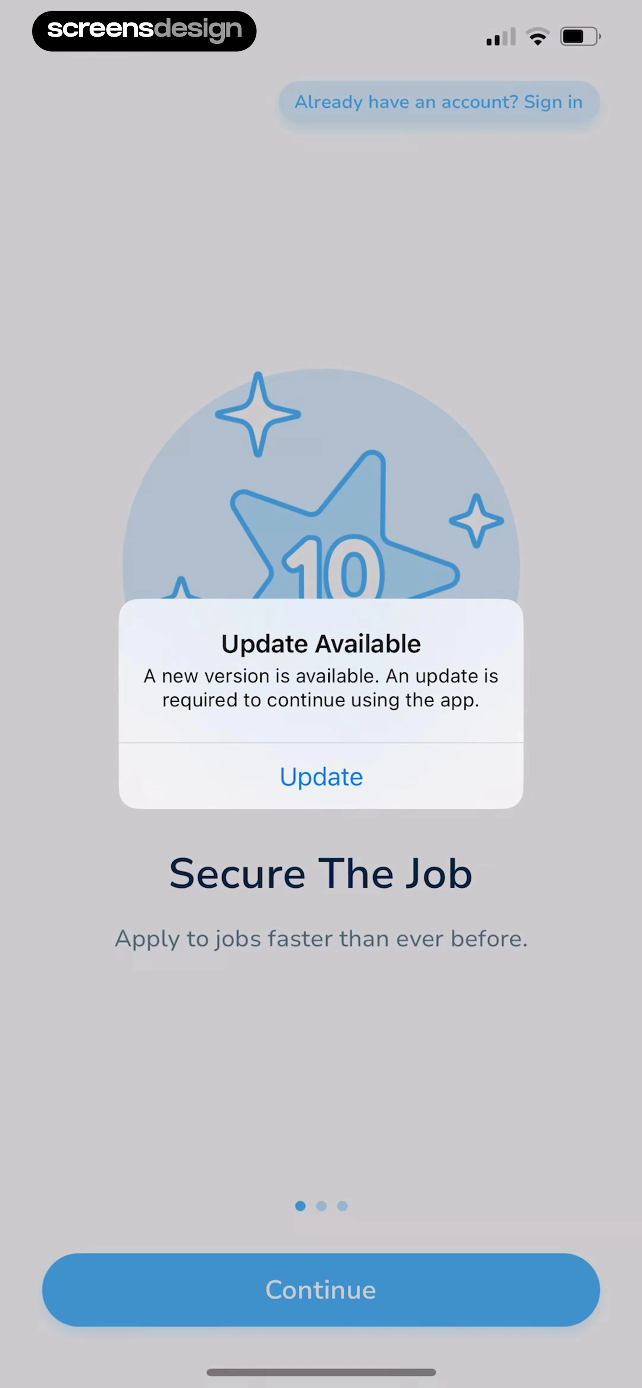 Sprout - AI Job Search screen 2