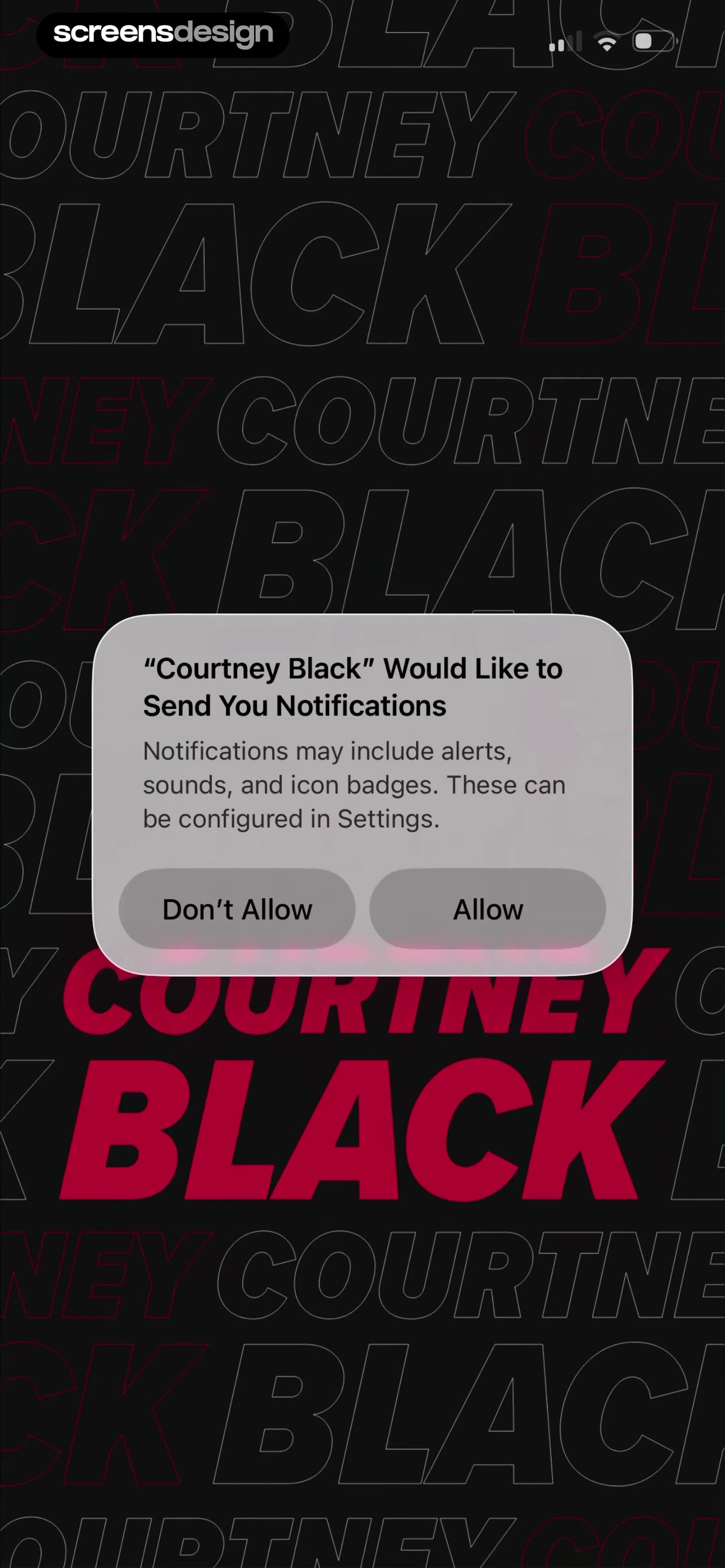 Courtney Black Fitness screen 2